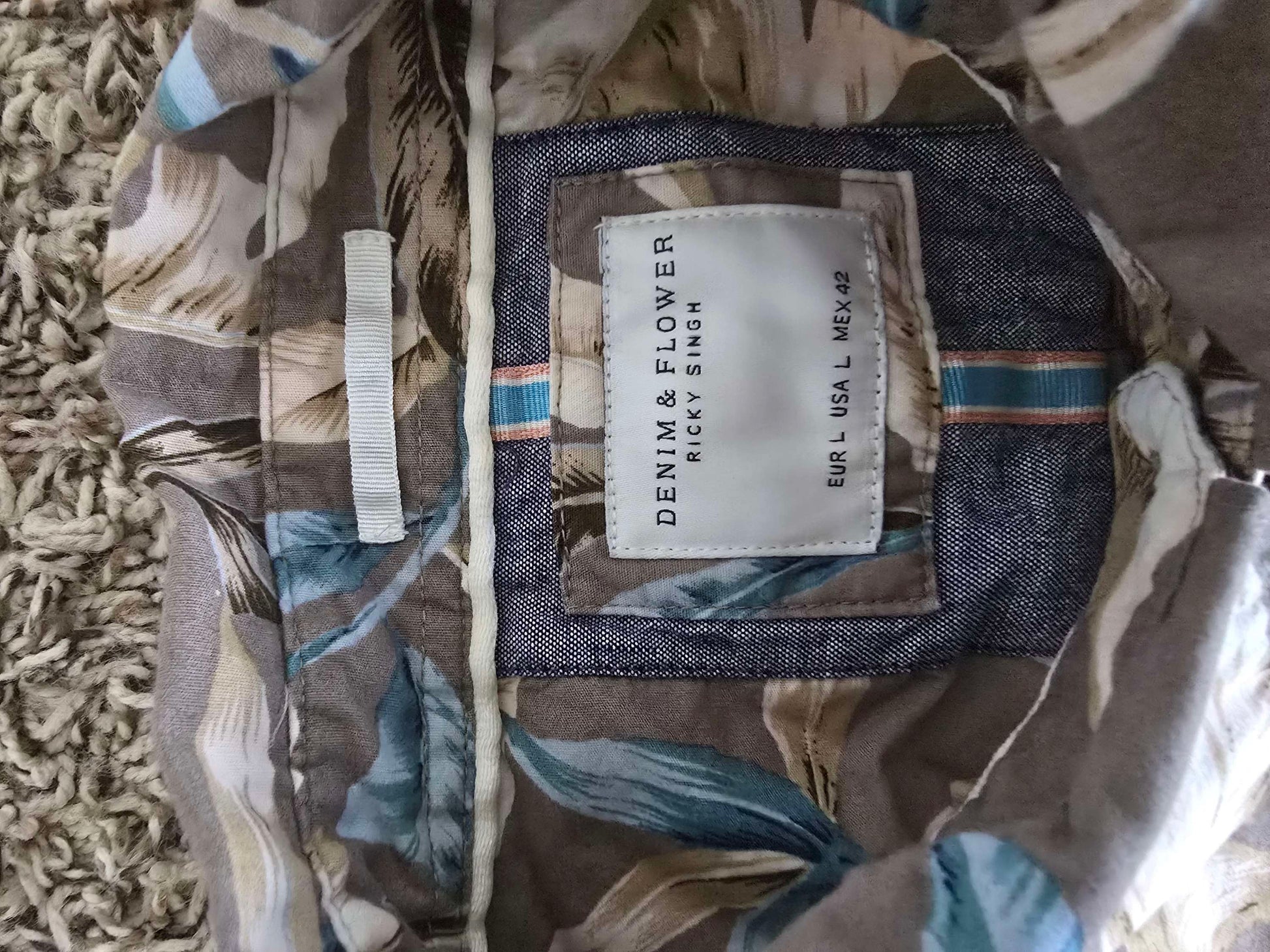 Denim & Flower Ricky Singh Short Sleeve Button Down Shirt image 6