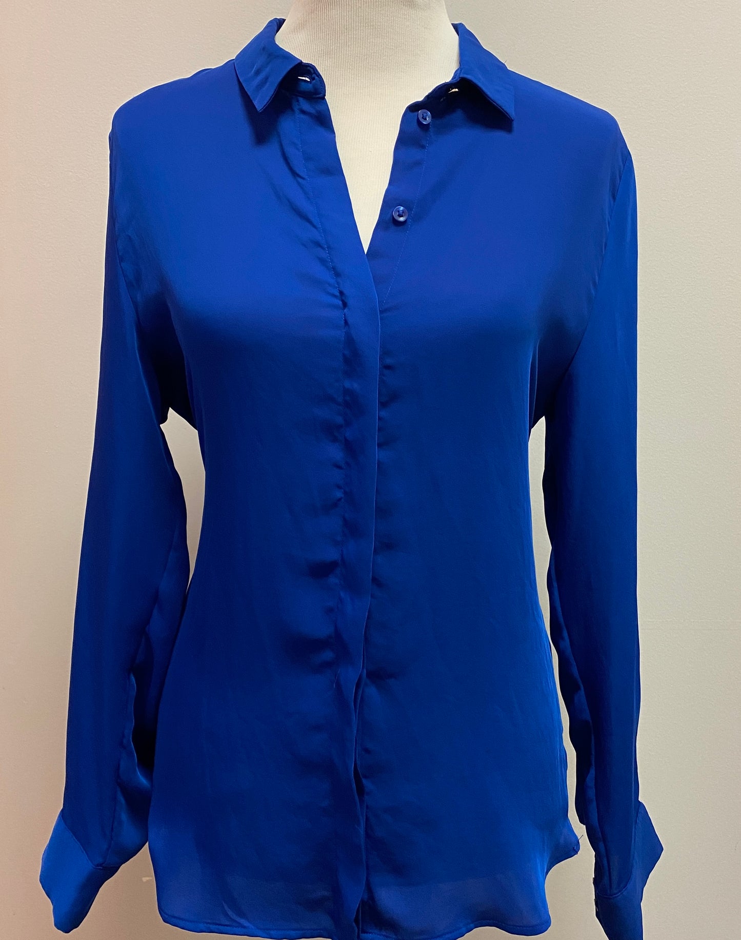 H&M Blue Blouse (Size: 8) image 2