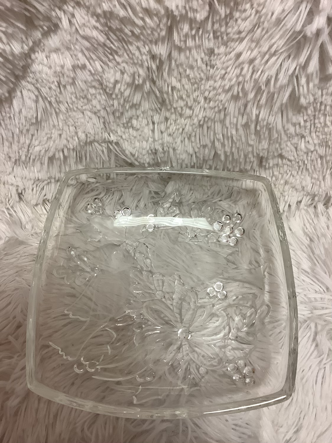 Gorham Crystal Holiday Bowl image 1