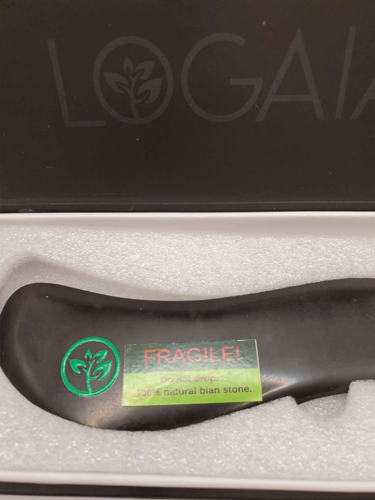 Logaia gua sha 100% natural bian Scraping massage stone image 0