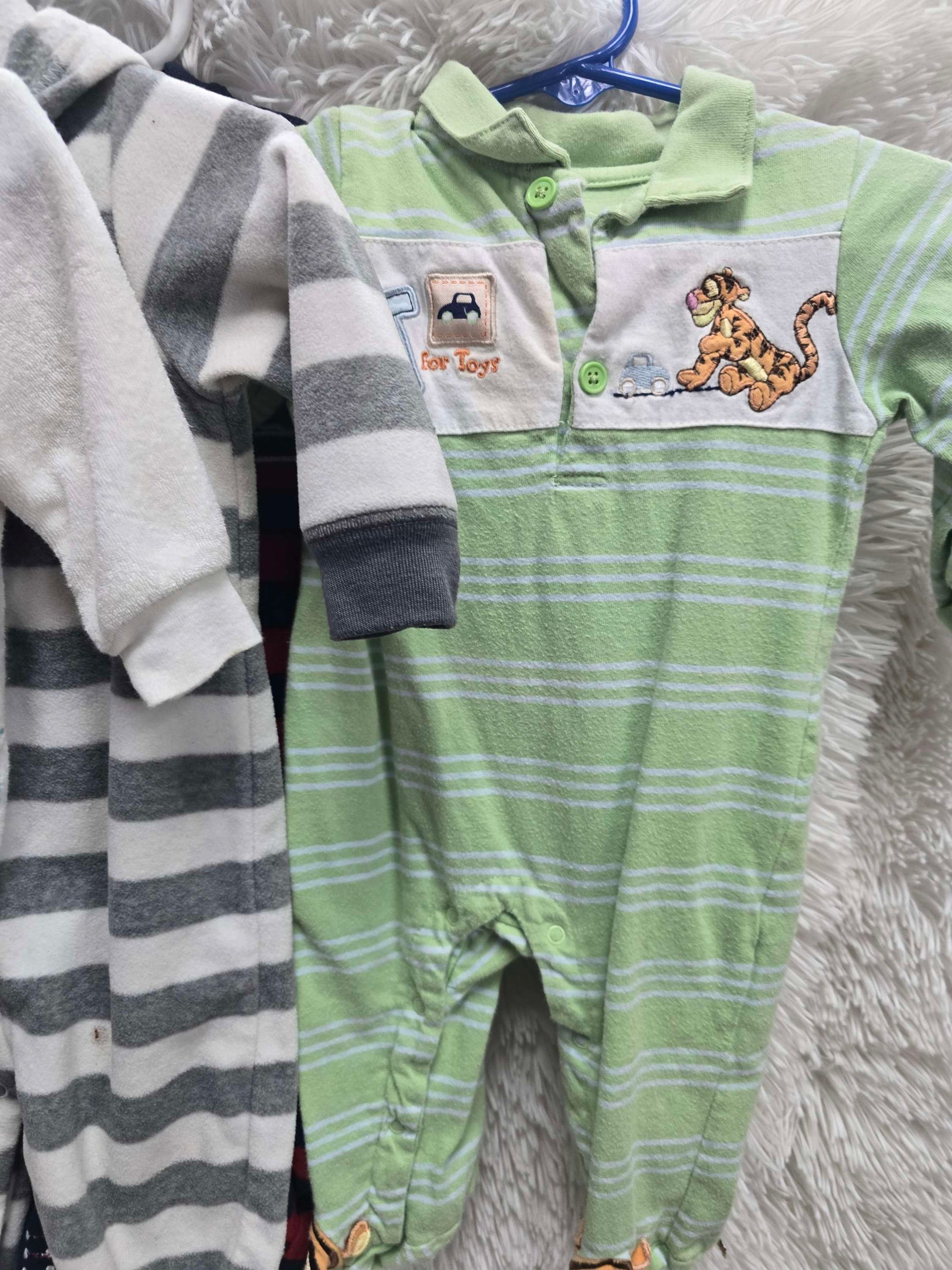 Set of 4 boys onsies 3-6months image 2