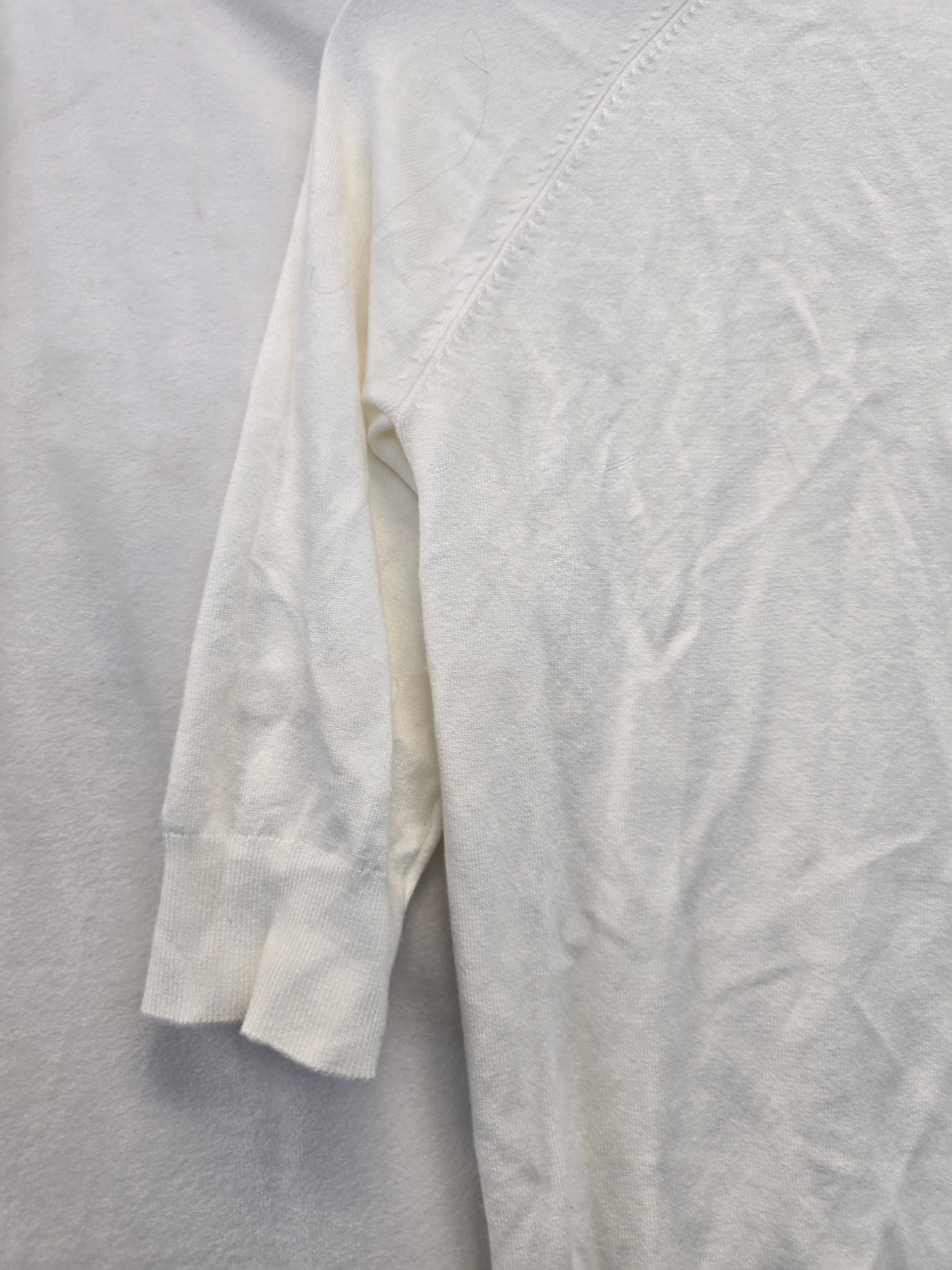 Zara white turtleneck sweater size small image 2