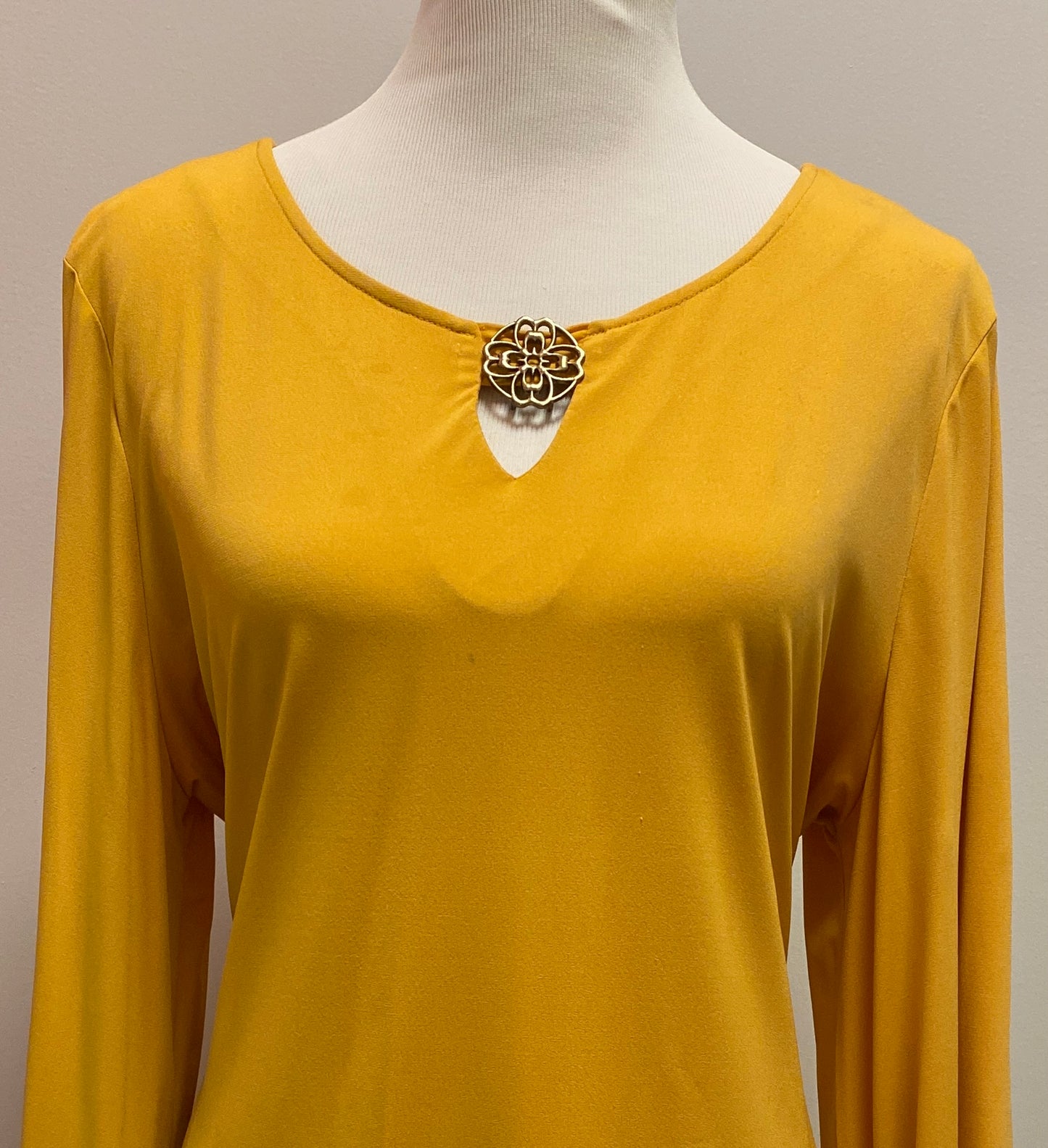 Sunny Leigh Yellow Long-Sleeve Top (XL) image 2