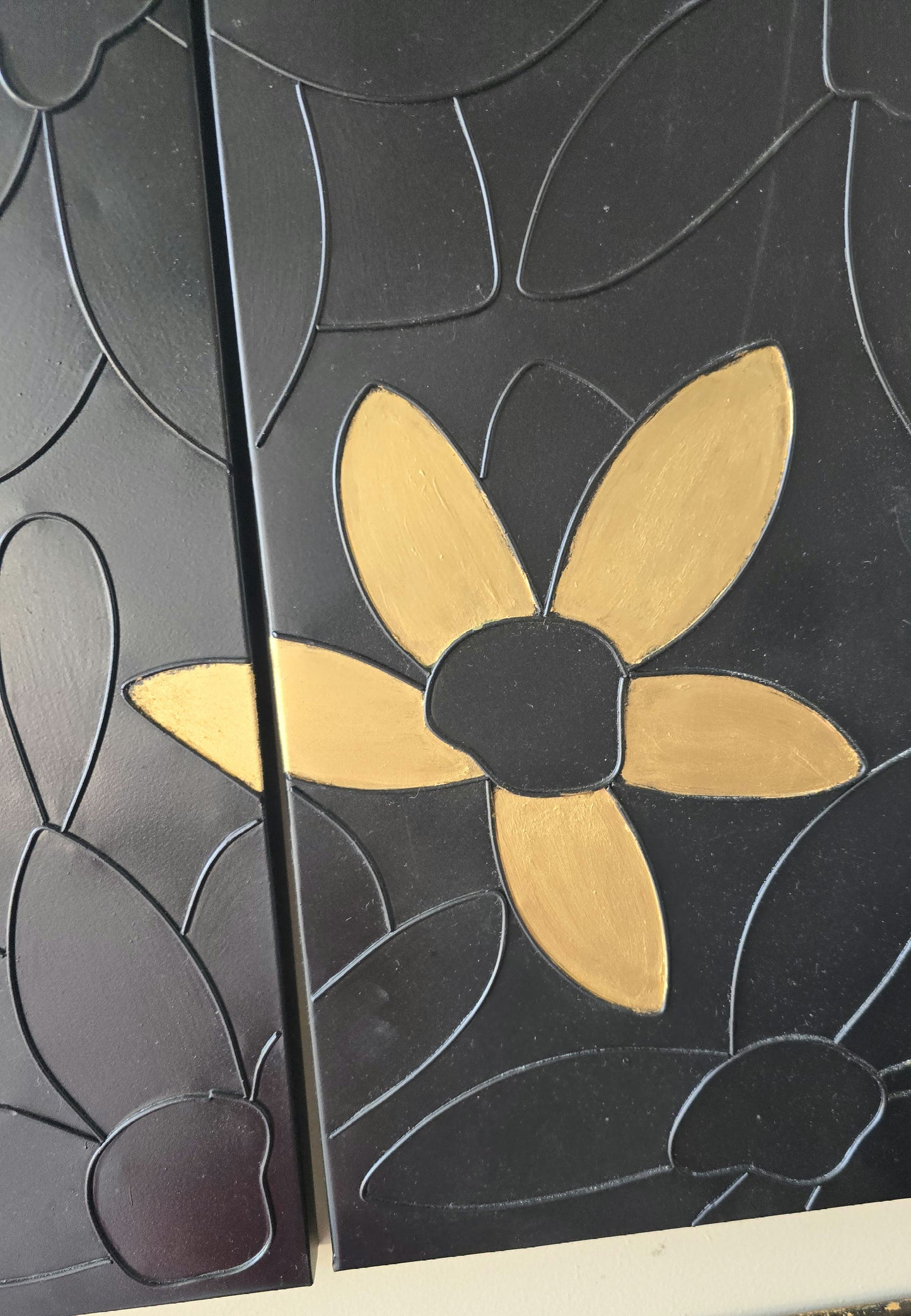 3 piece metal wall decor image 1
