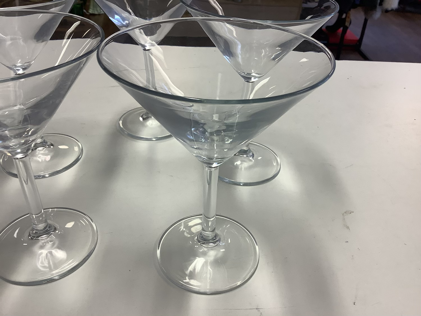 Martini glasses set of five image 2