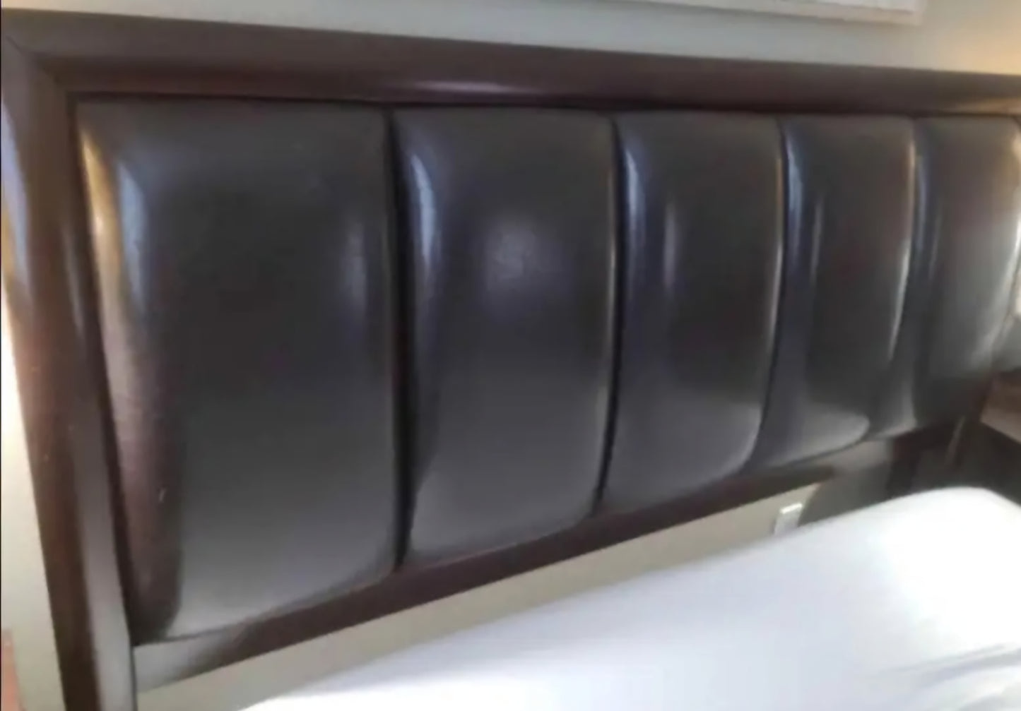 King bed frame headboard footboard side rails image 1