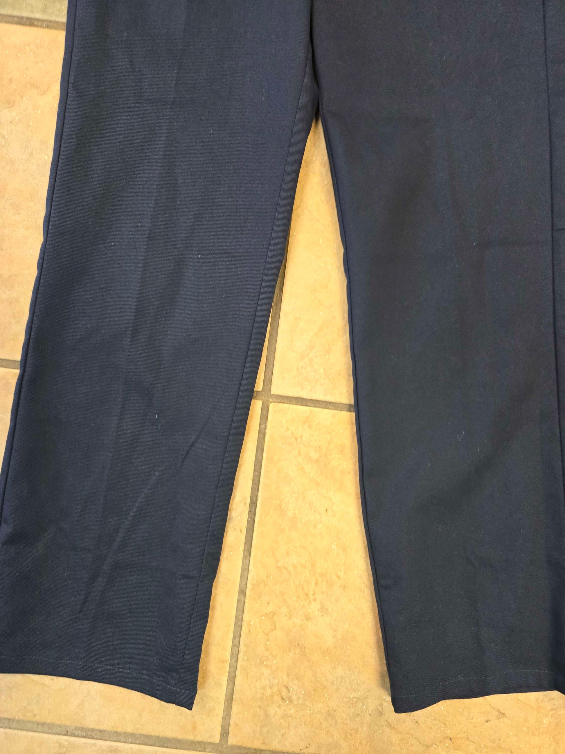 Izod pleated blue stretch pant Size 18 NEW WITH TAG image 1