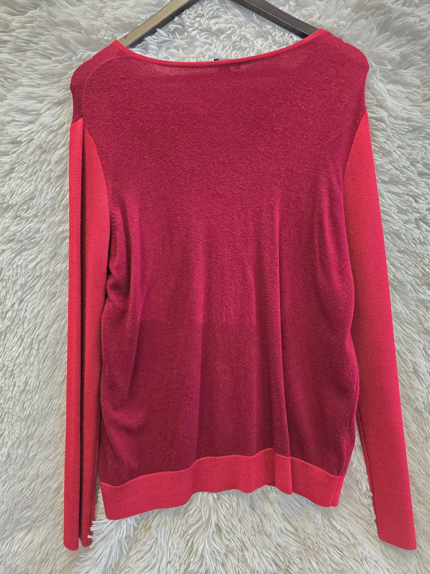 Long sleeve red blouse M image 3