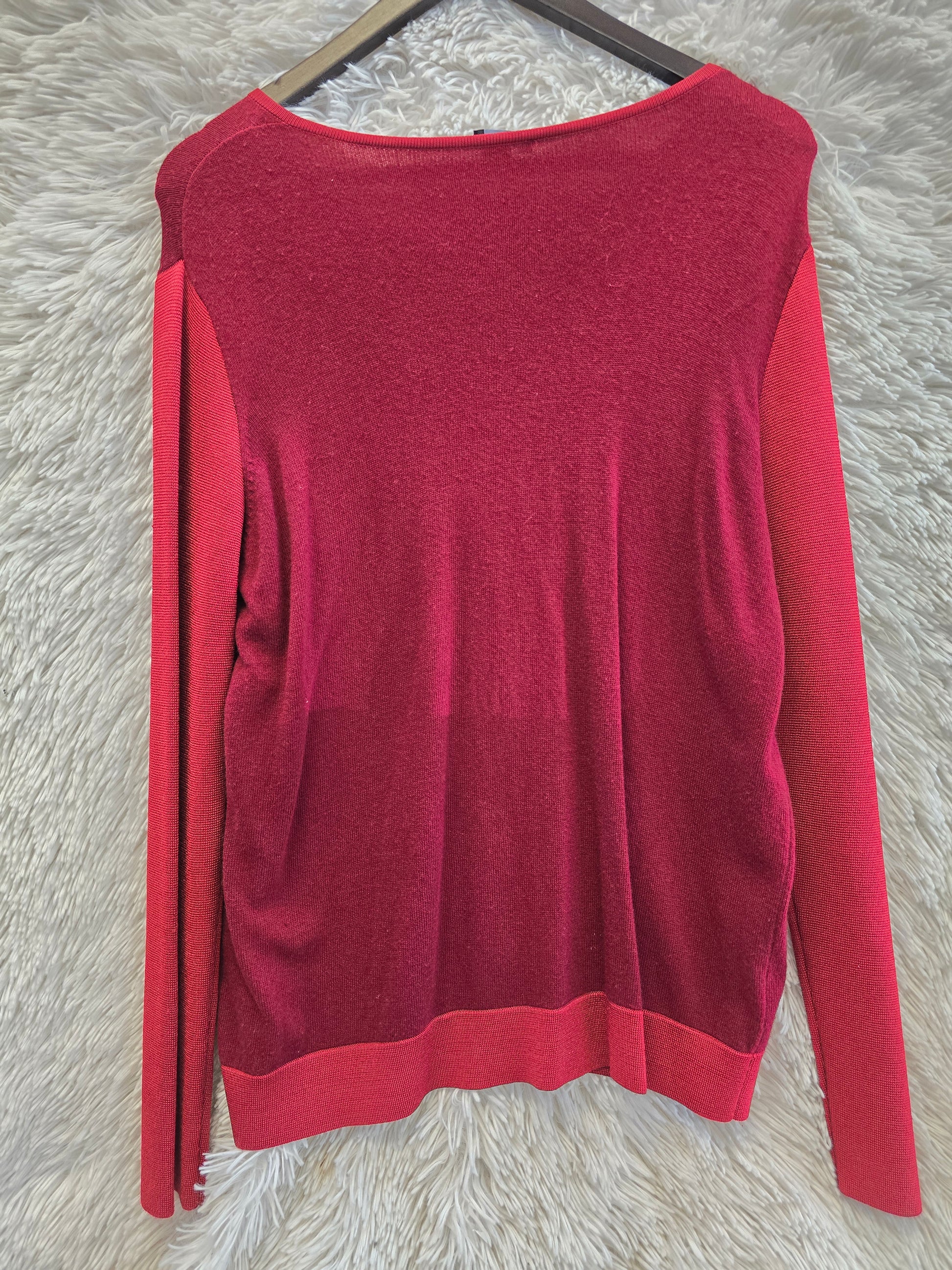 Long sleeve red blouse M image 3