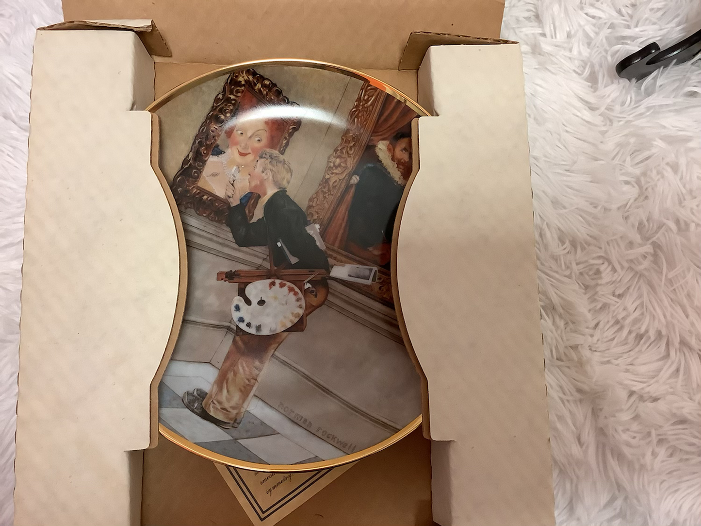 Norman Rockwell “the artist” plate image 2