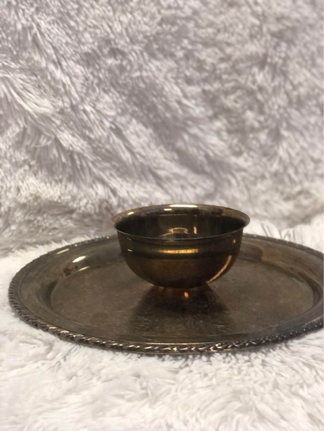 vintage chip and dip silver plated platter image 8