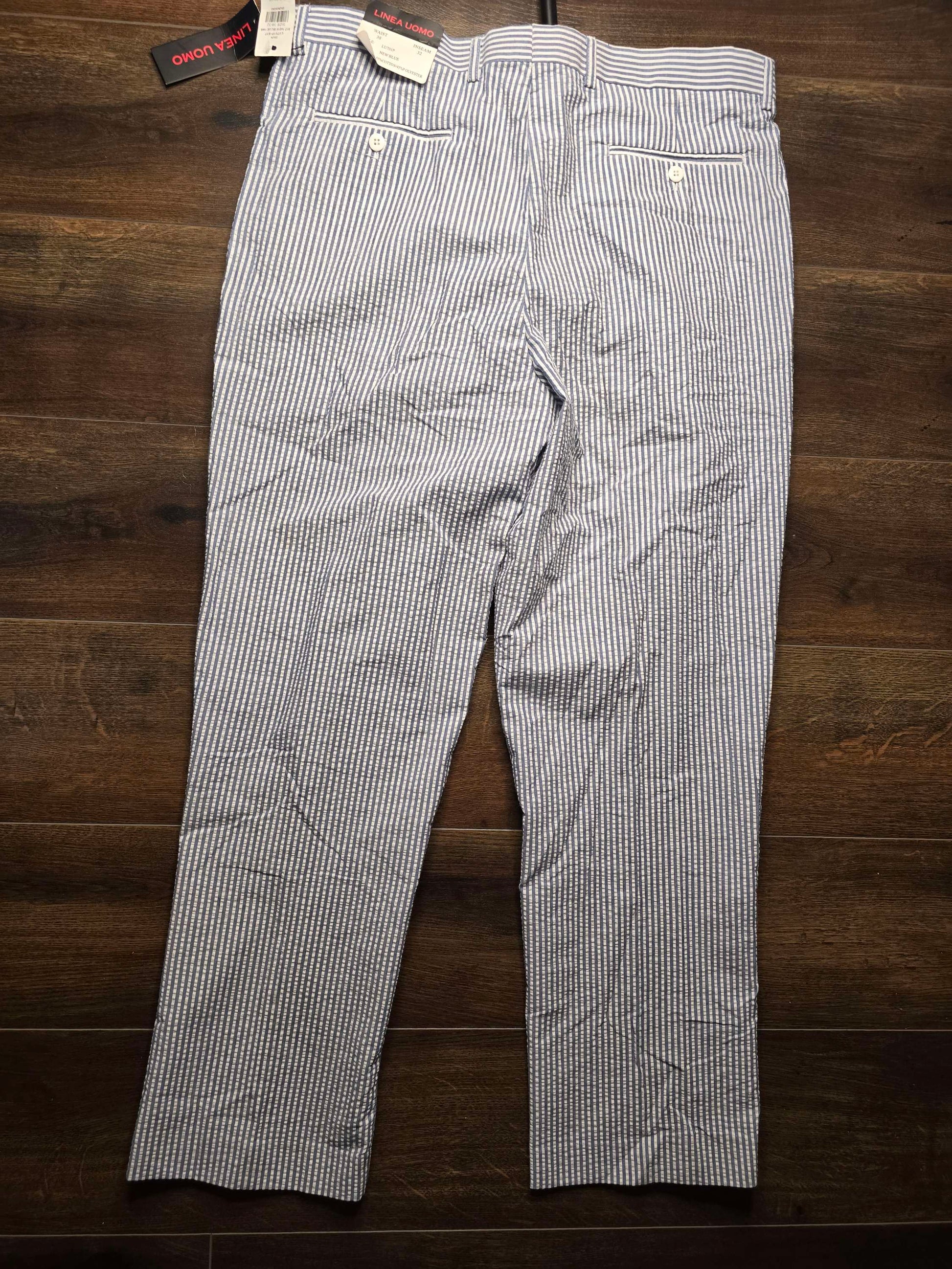 Men dress stripe pants 38x32 image 3
