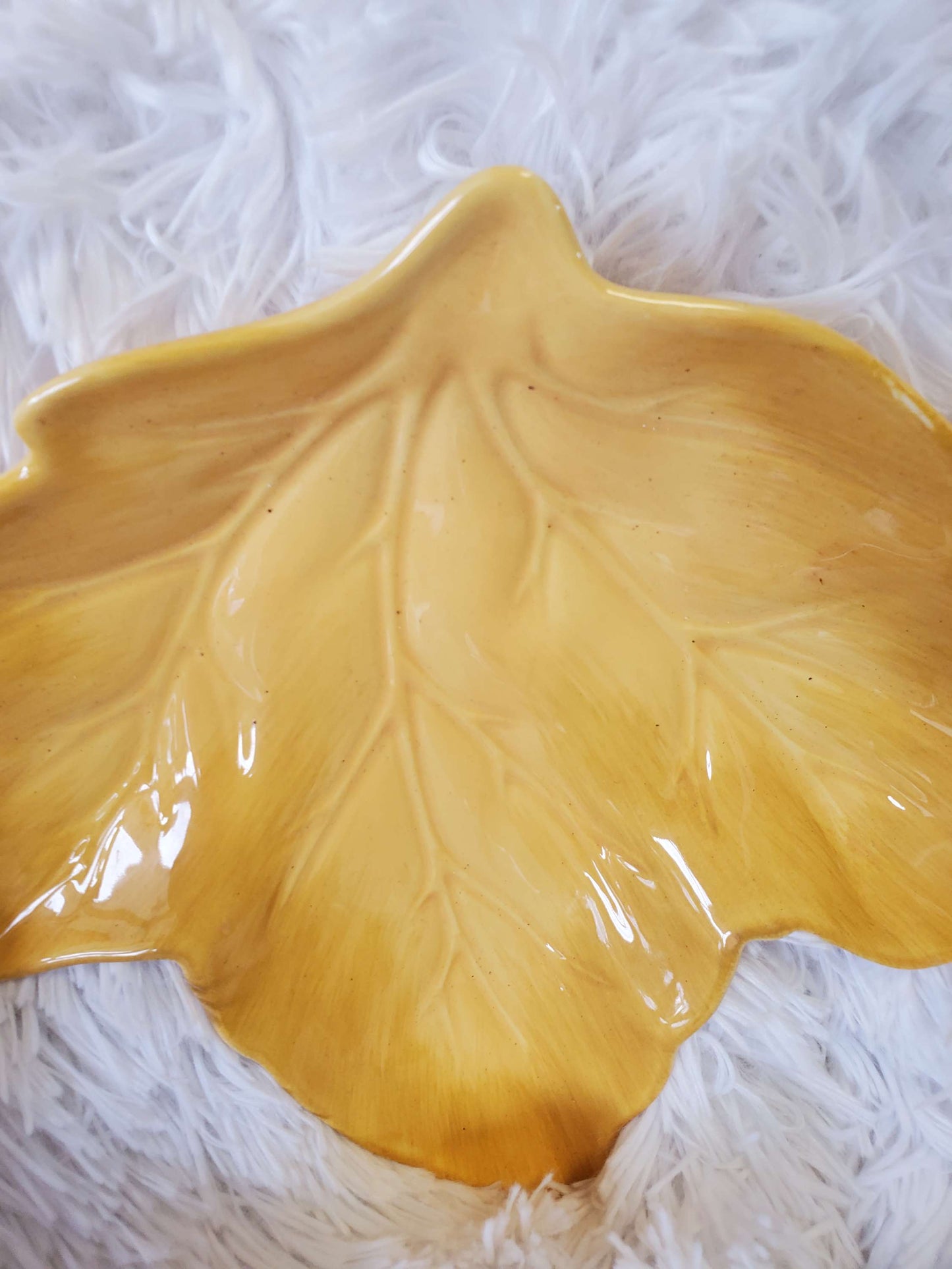 Fall Yellow leaf accent tray image 6