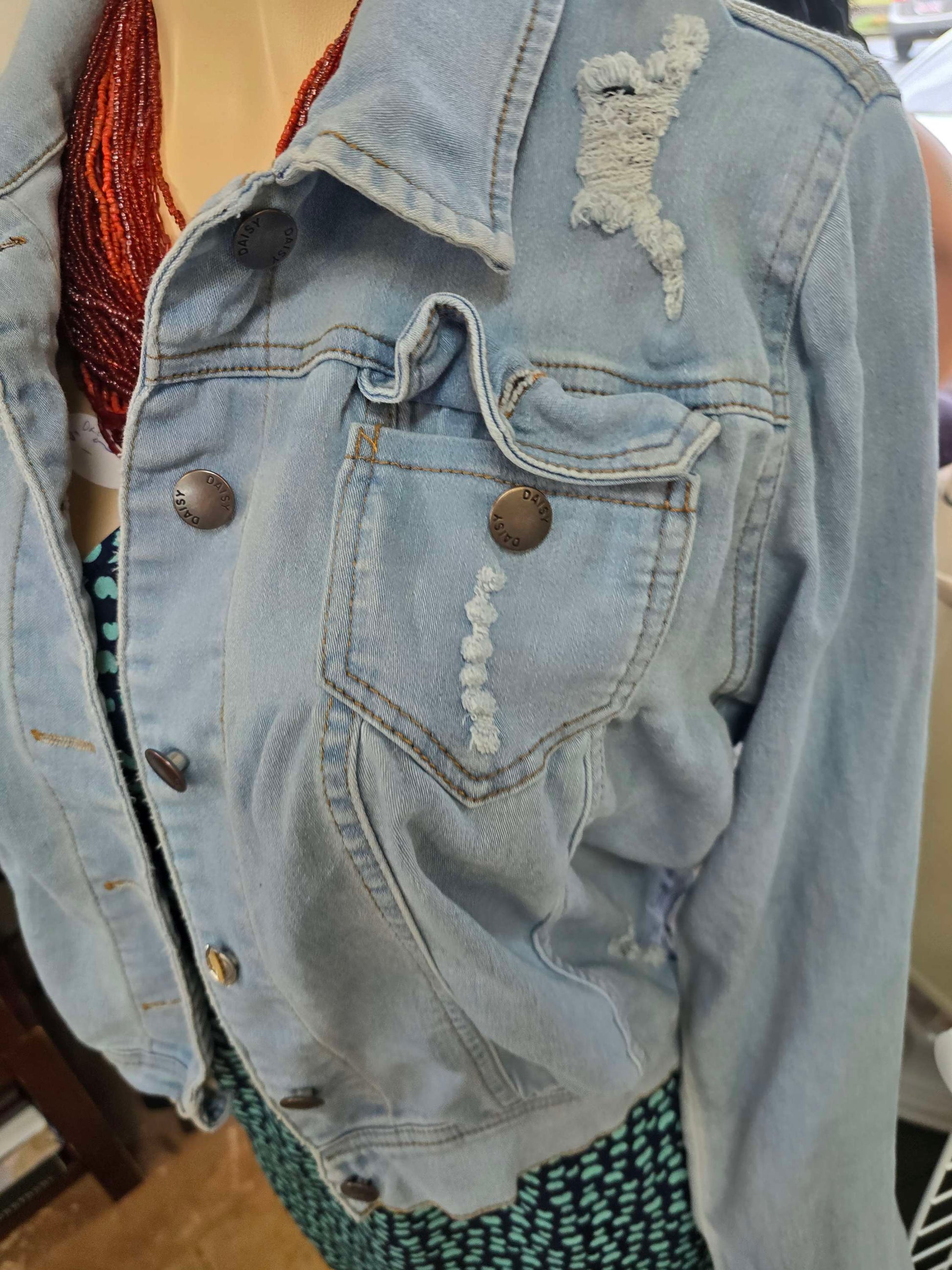 Stretch jeans jacket 1xl image 3