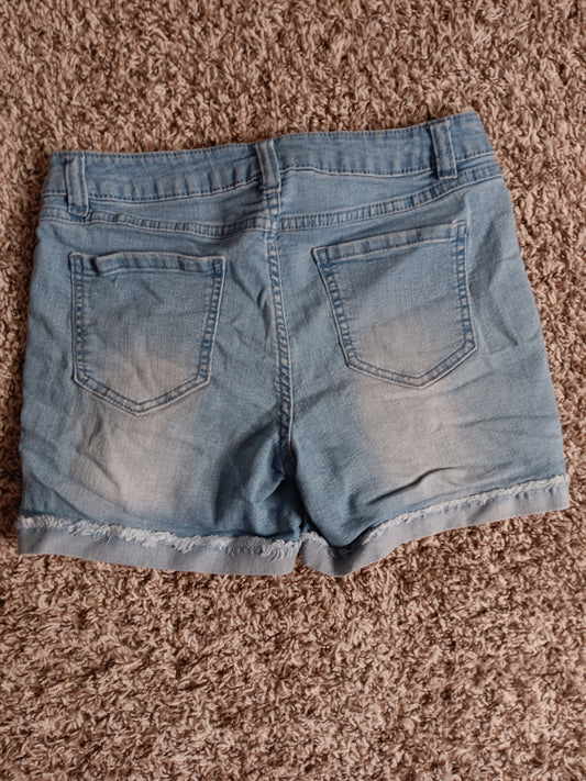 D.Jeans light wash denim shorts size 6 image 1