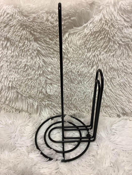 Black Paper Towel Holder image 0