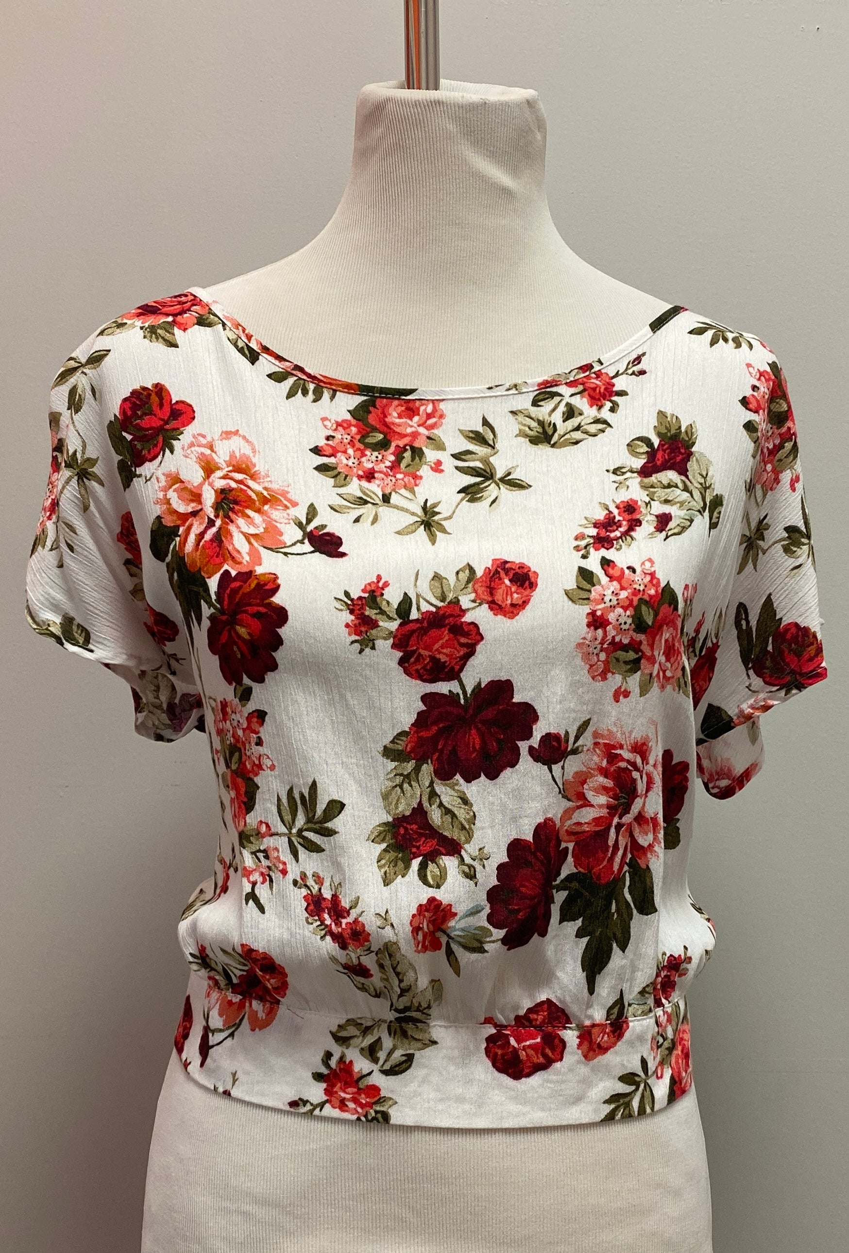 Ambiance Floral Print Blouse (L) image 1