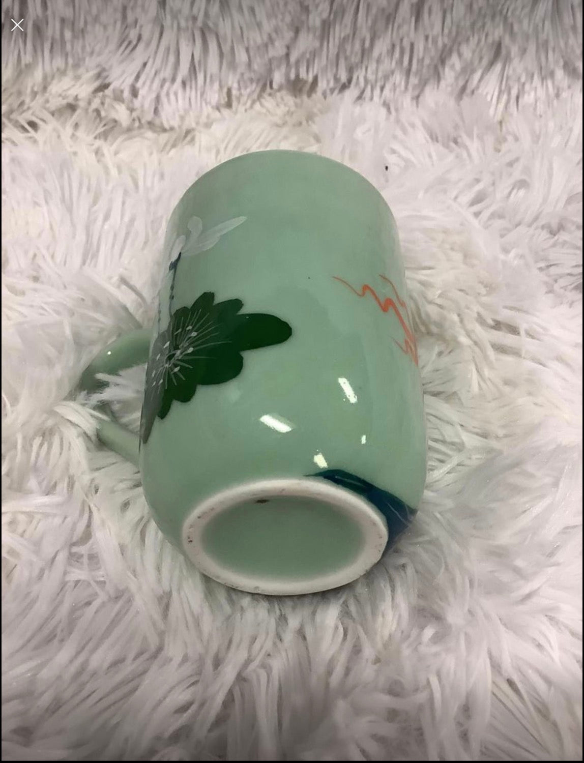 Oriental mug with fish design image 7