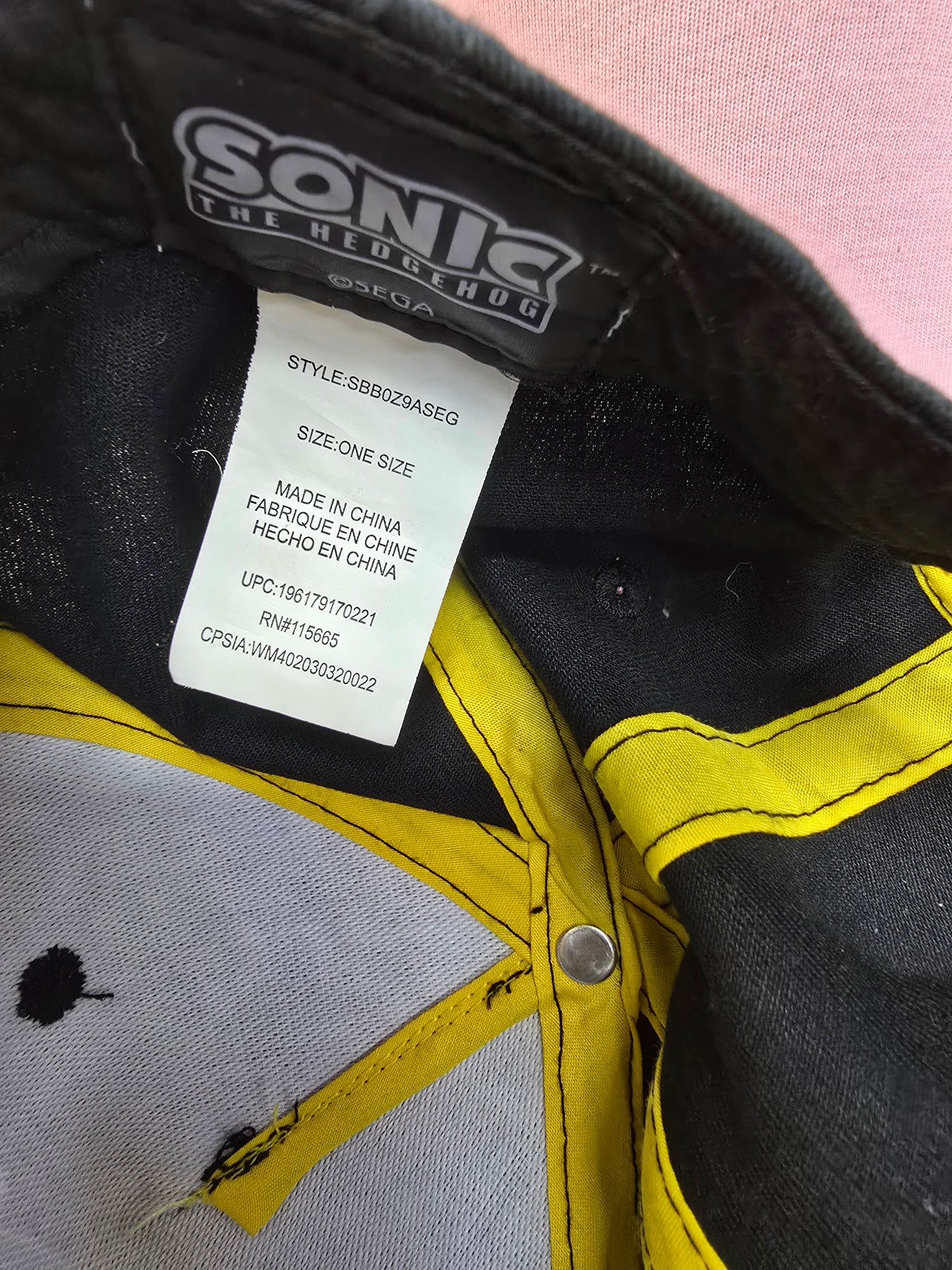 Sonic the hedgehog boy hat image 3