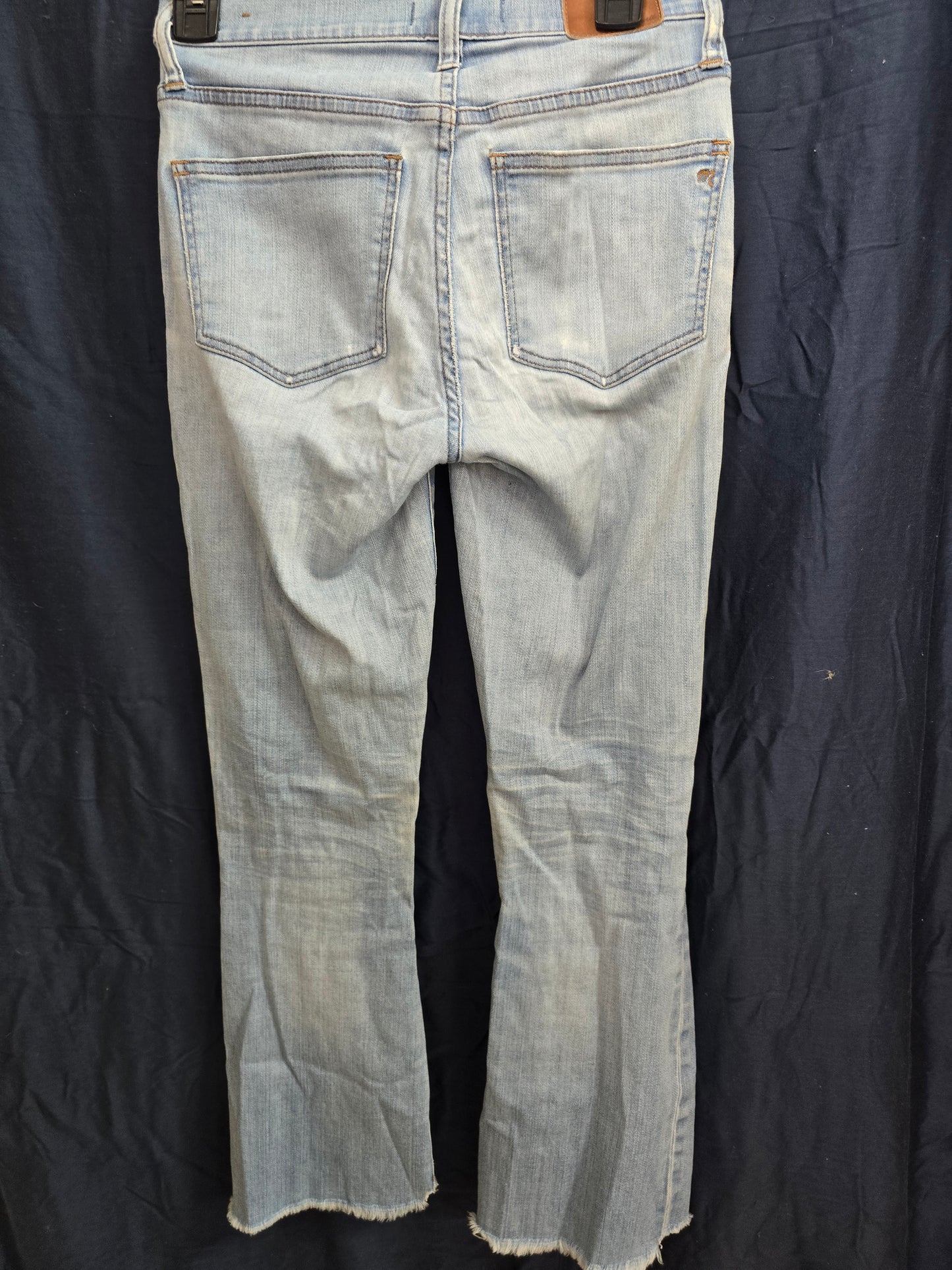 Madewell Cai Demi-Boot Cut Jeans Pants Raw Hem Size 25 Women image 5