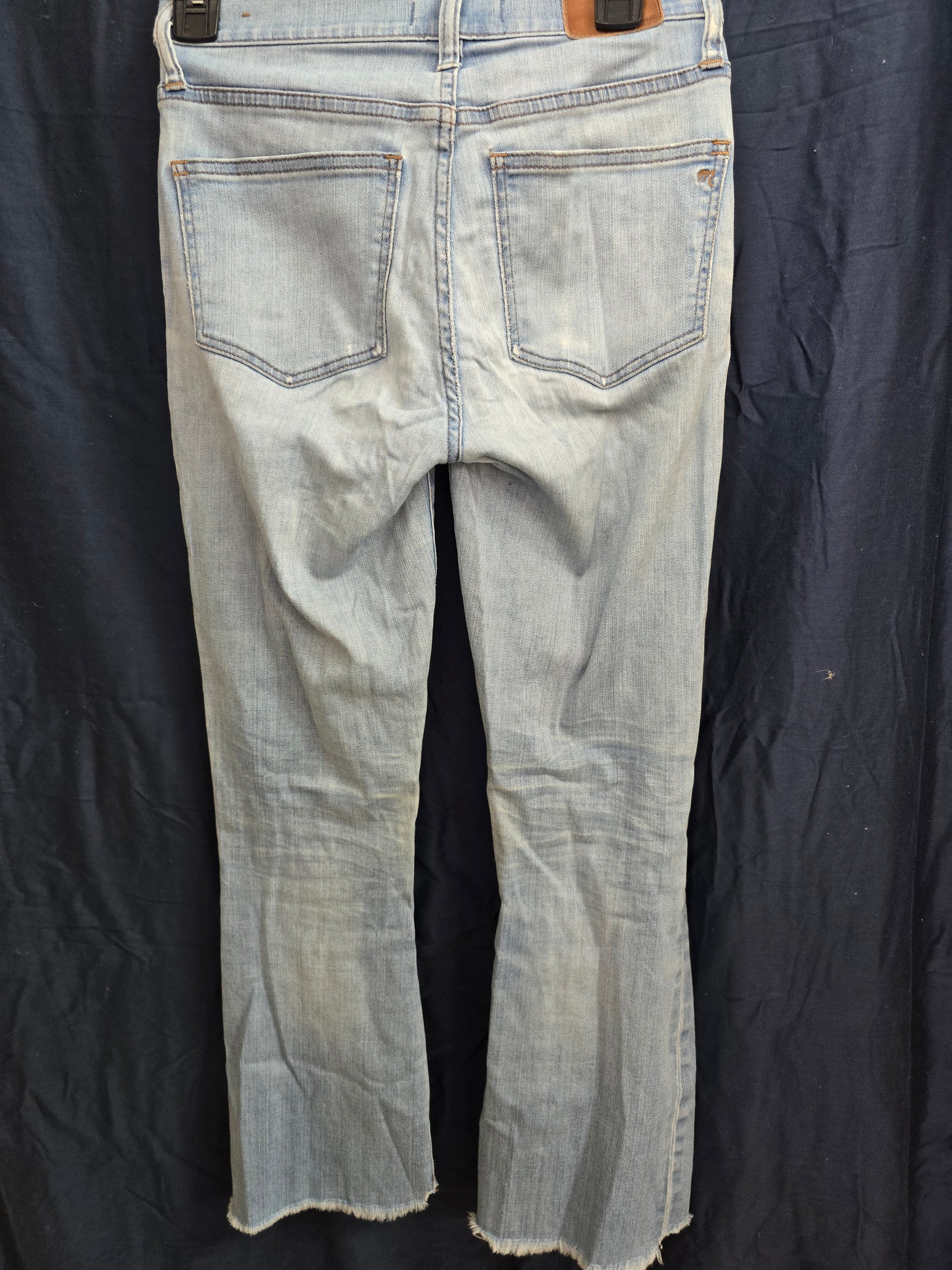 Madewell Cai Demi-Boot Cut Jeans Pants Raw Hem Size 25 Women image 5