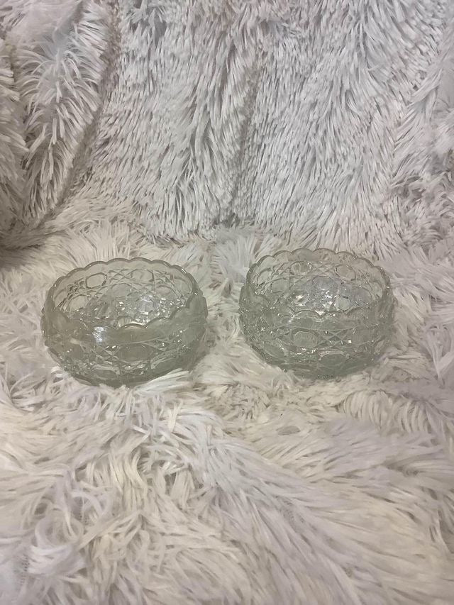 Twin crystal candy bowls image 0