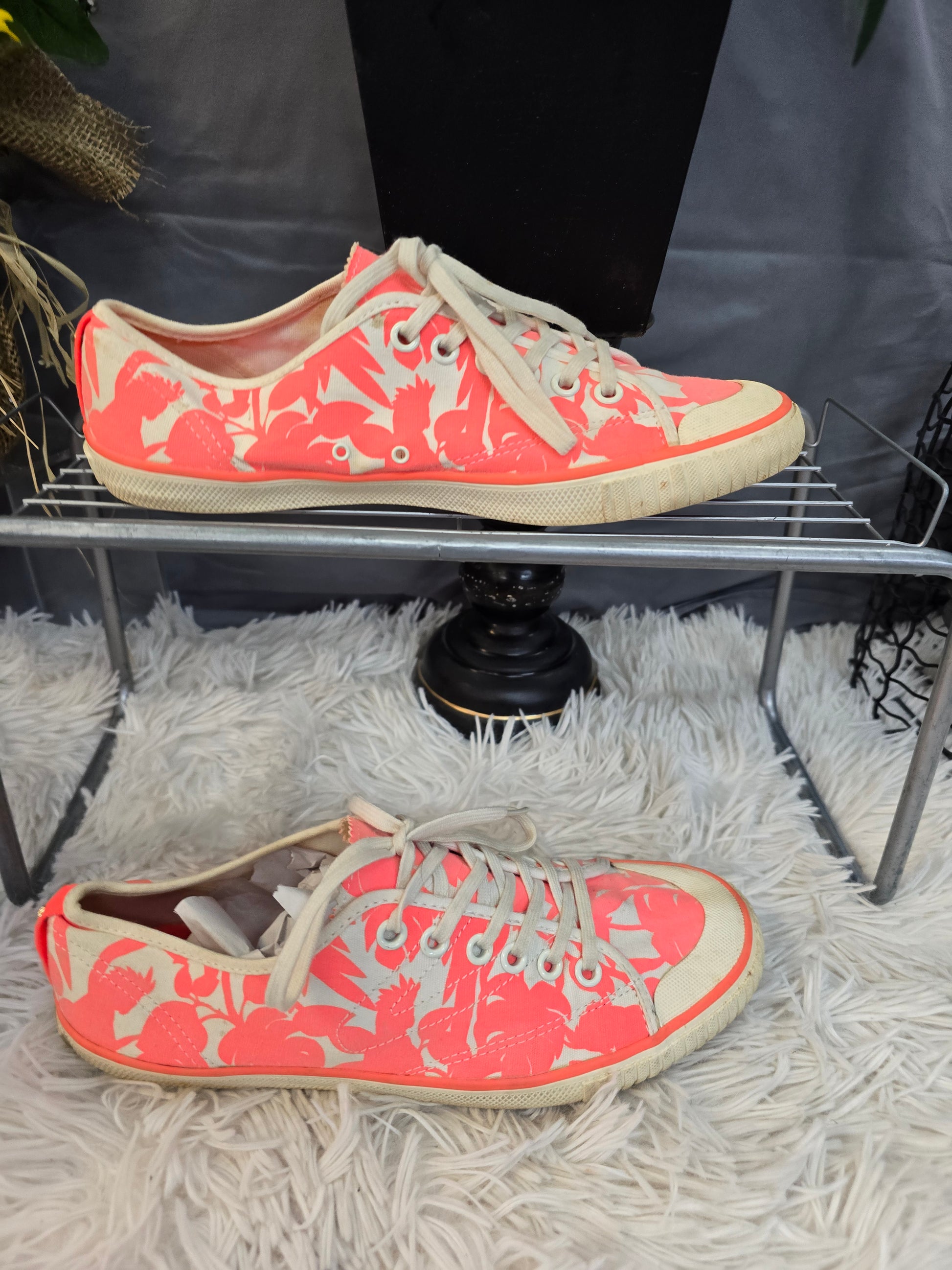 Tretorn Kate Spade X Florence Broadhurst Sneakers Women's Lace Shoe Size  image 1