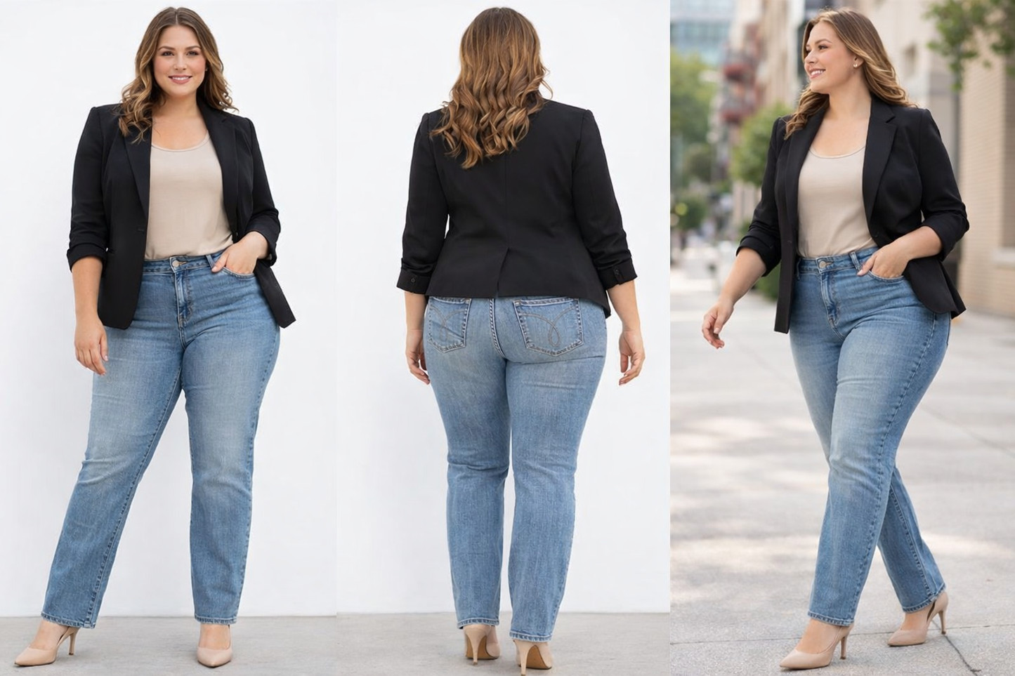 Ashley Stewart straight jeans size 18 image 1