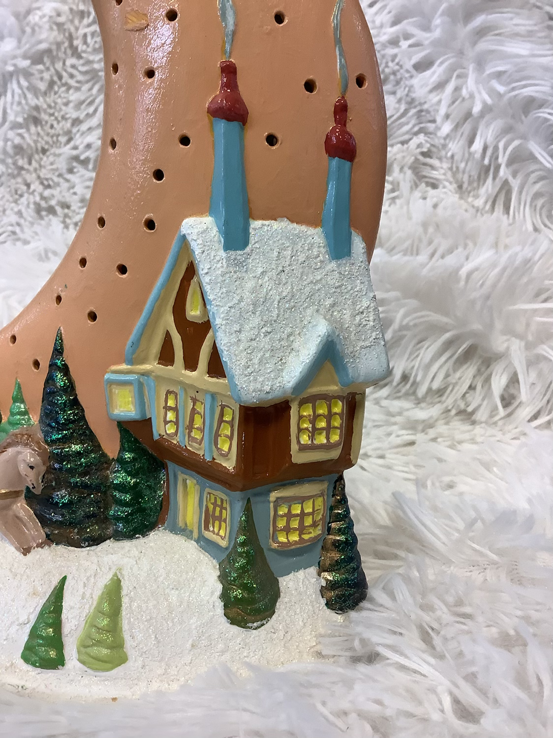 Ceramic Christmas moon light cover image 1
