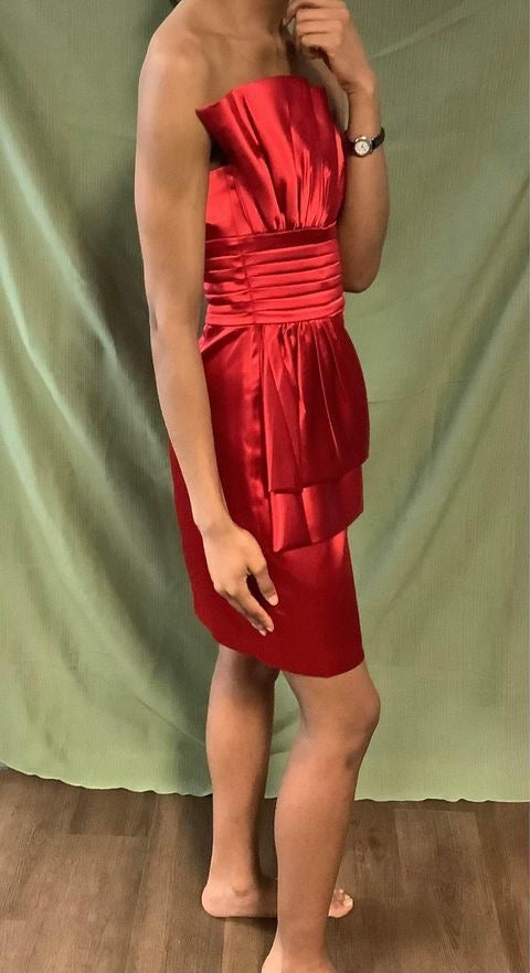 B. Darlin Red Dress size 5 image 4