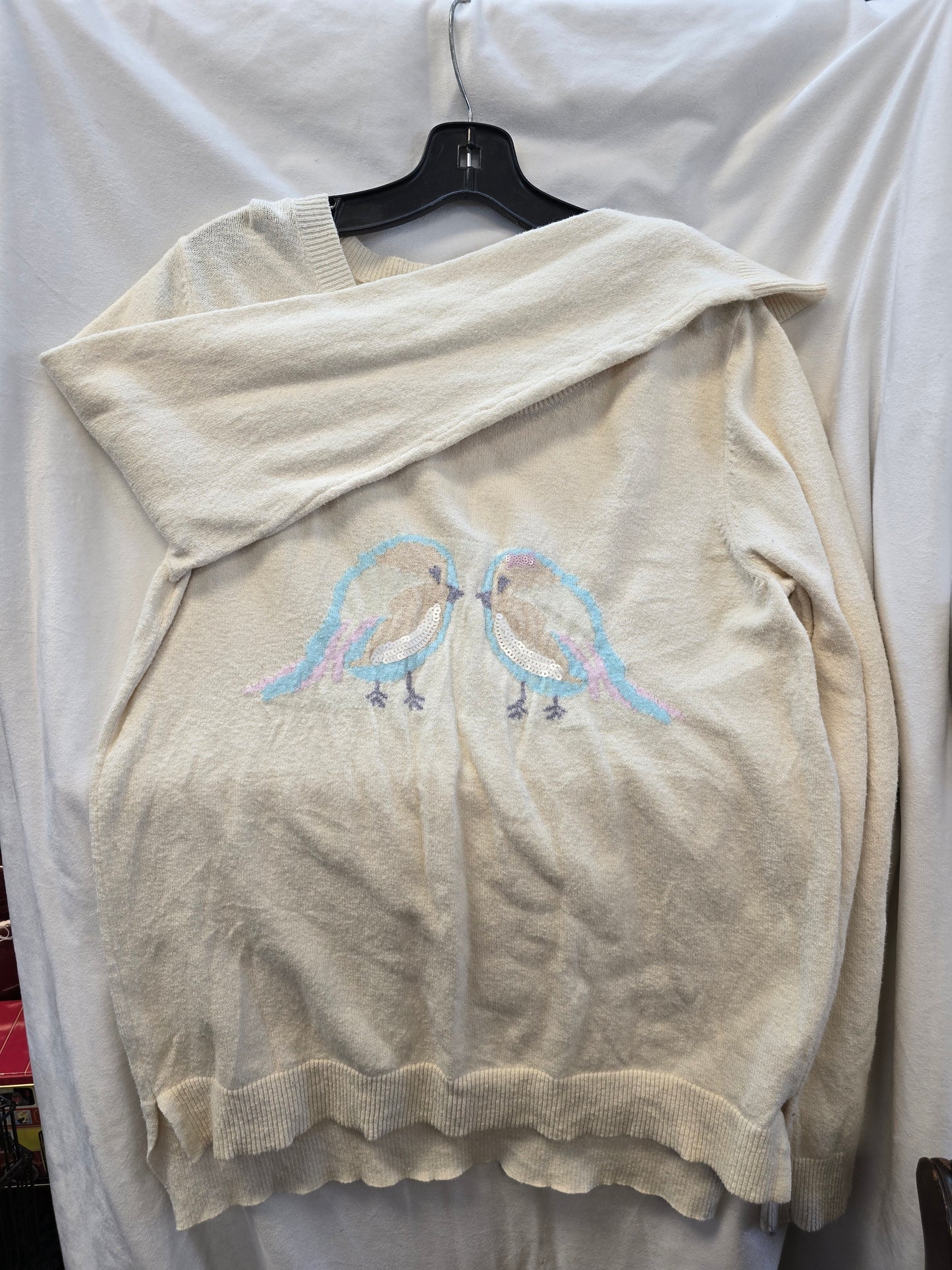 LC white sweater L image 3