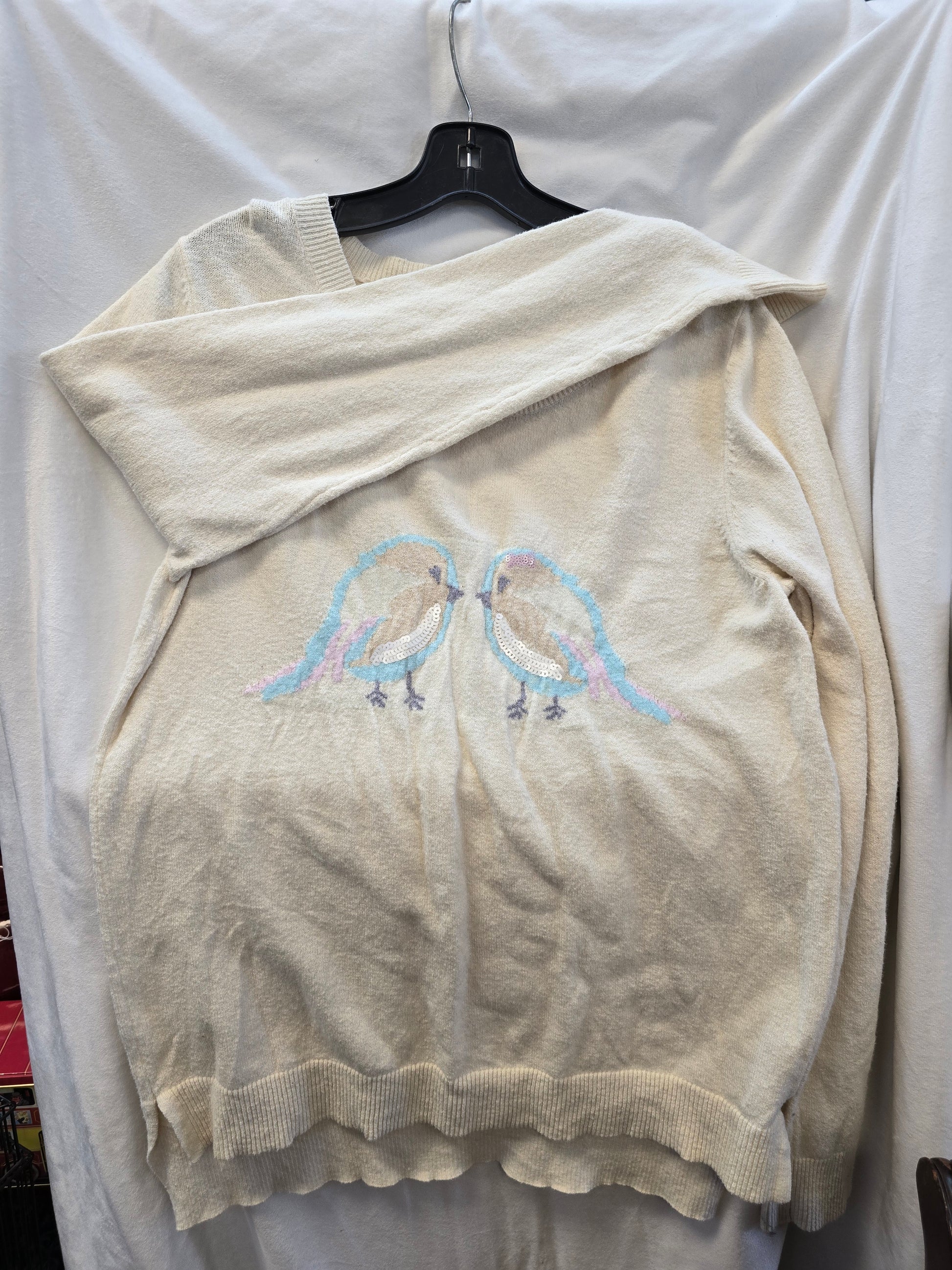 LC white sweater L image 3
