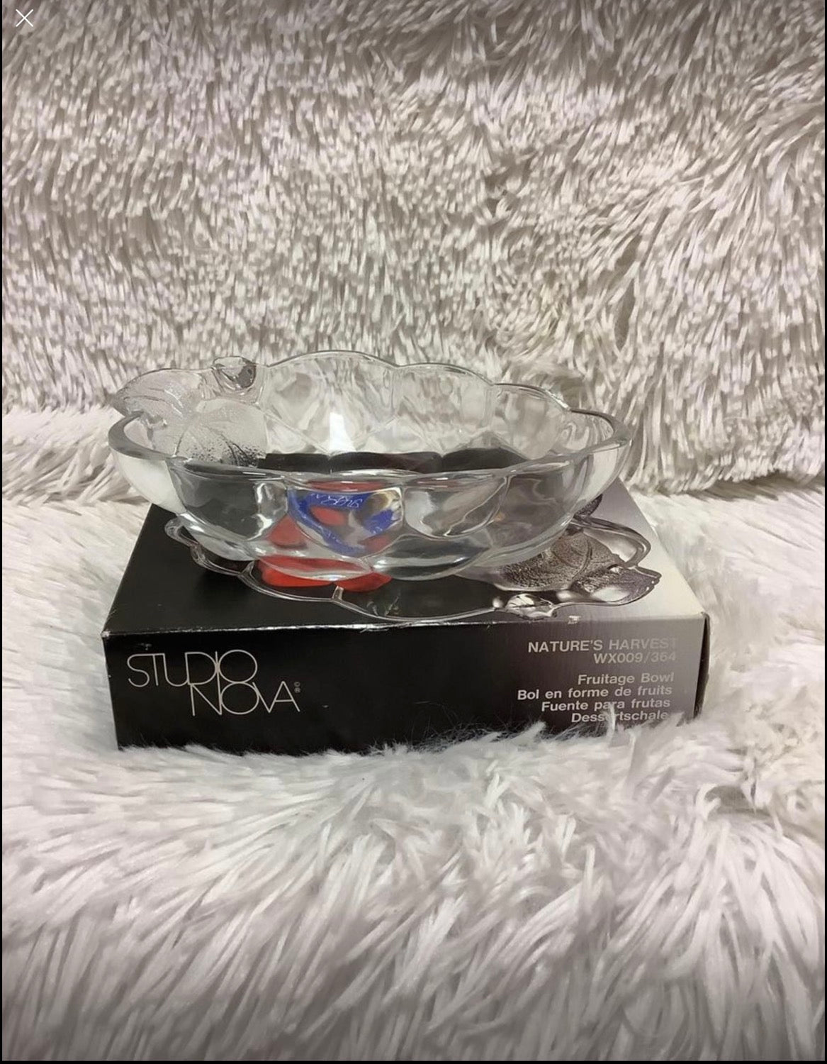 Studio nova grape glass bowl image 0