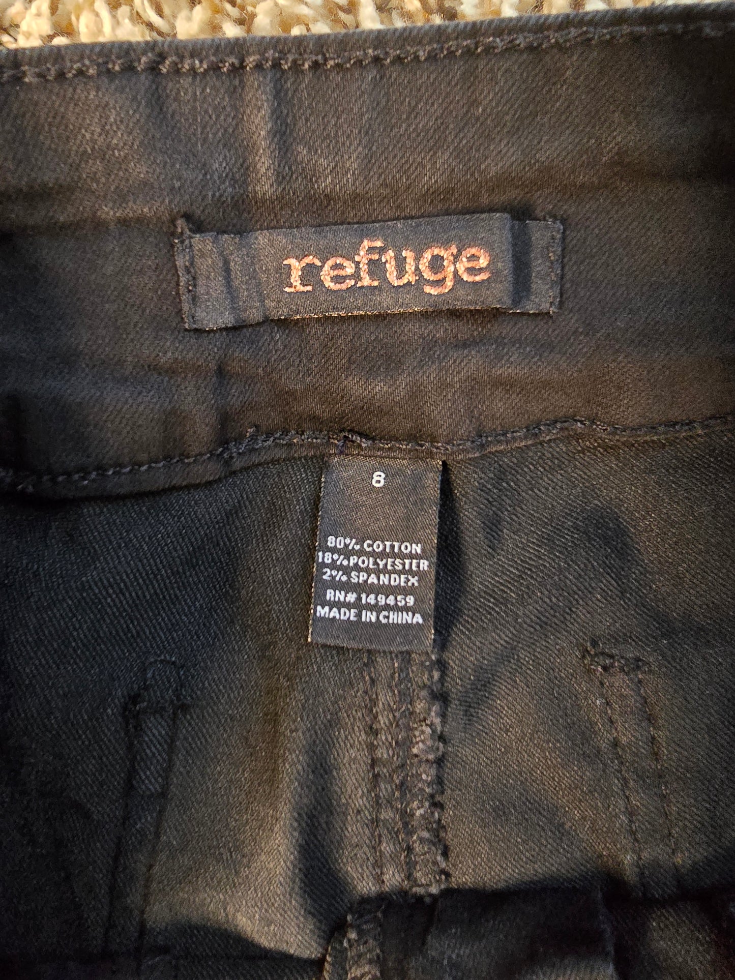 Refuge Black High-Waist Skinny Jeans – Sleek & Flattering Fit image 6