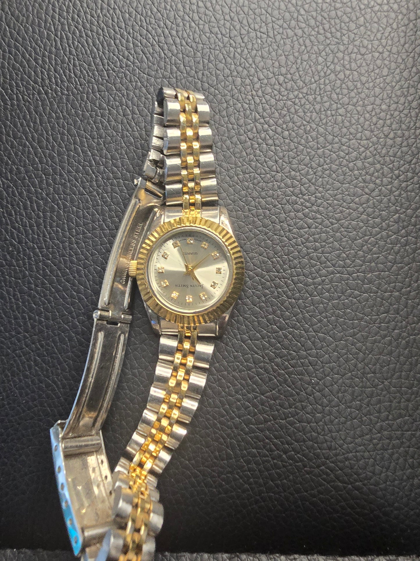 Two-Tone Classic Crystal Accent Watch image 4