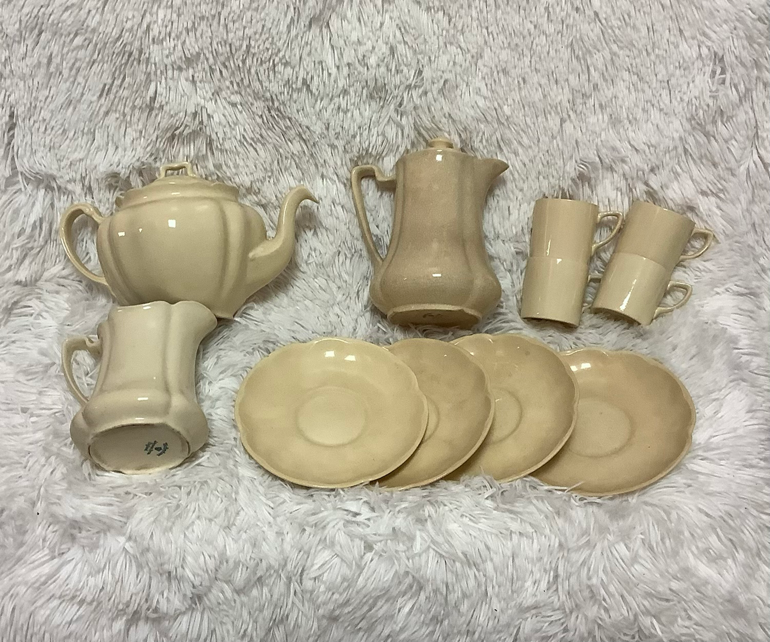 victorian johnson bros england china tea set image 0