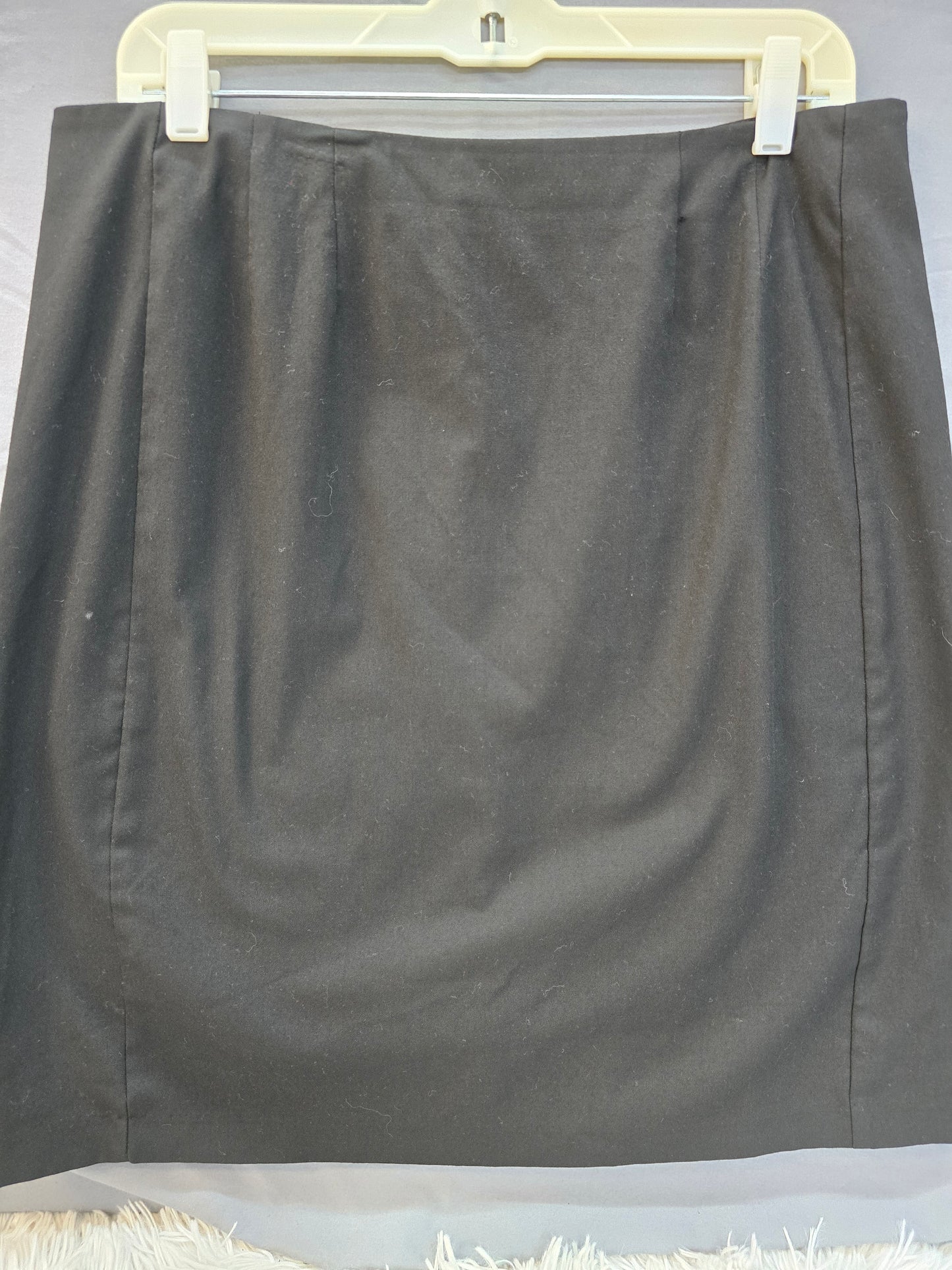 New York and company black knee length skirt Size 12 image 0