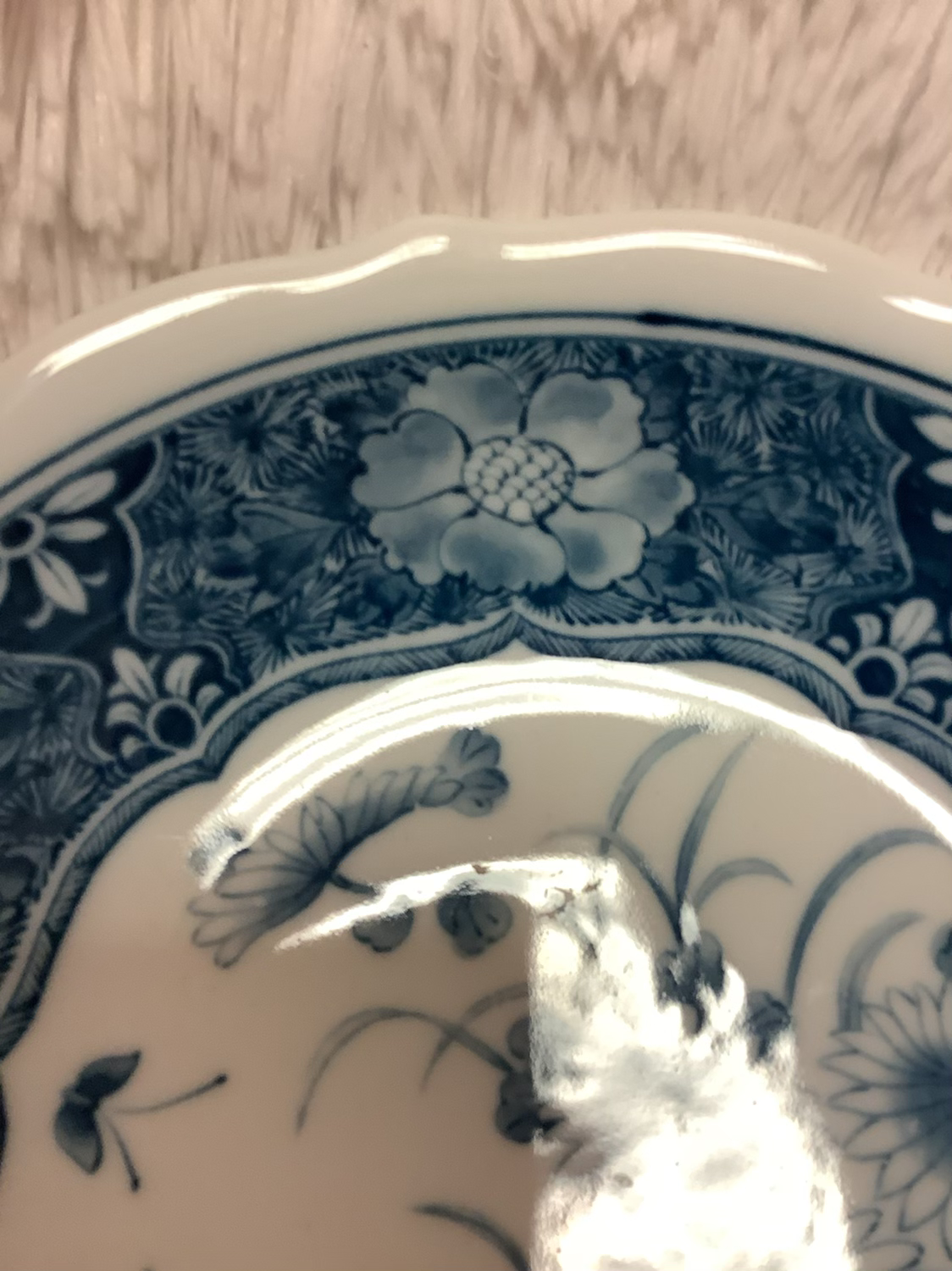 Porcelain blue white bowl image 5