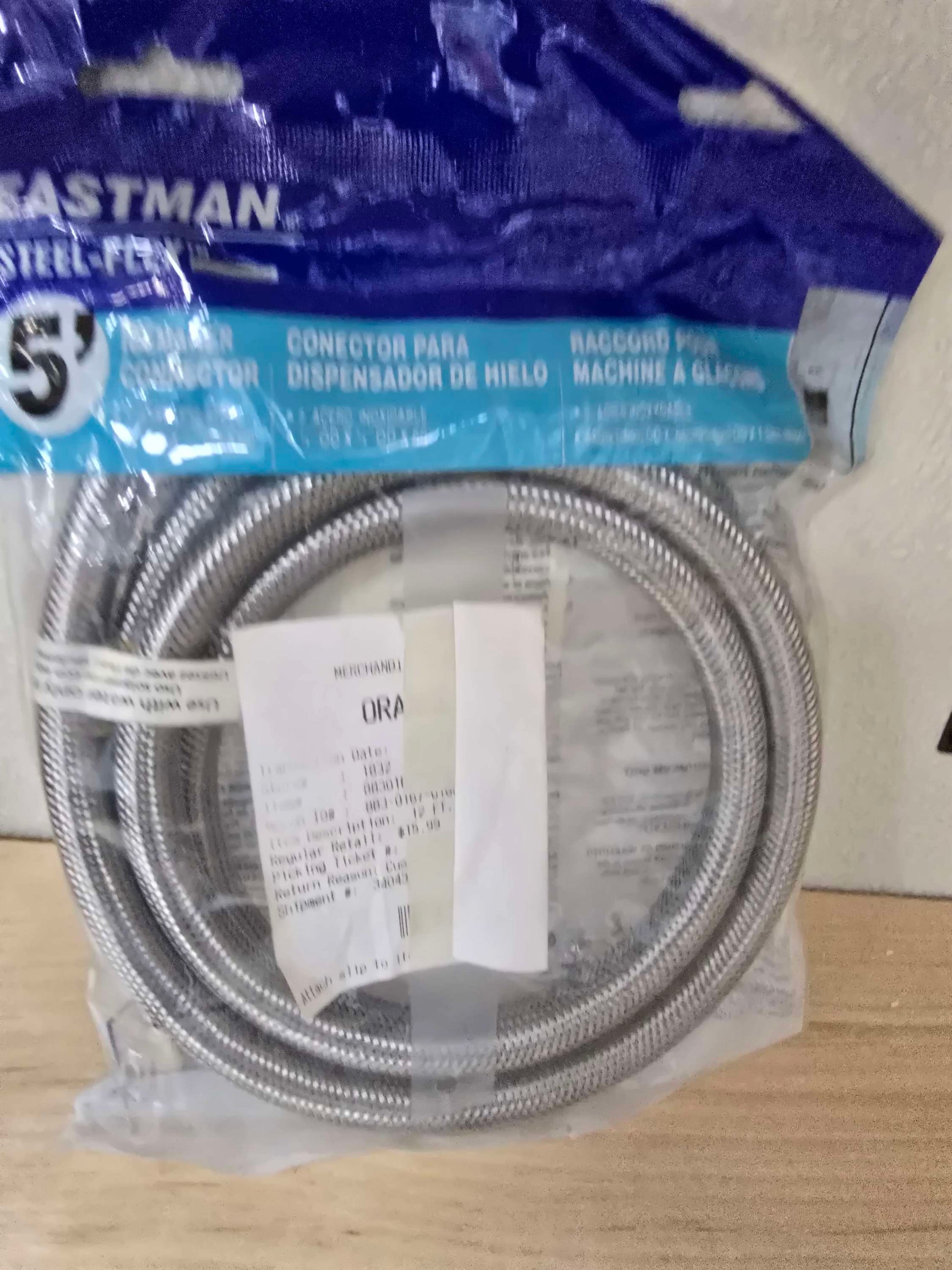 Eastman steel flex 5ft ice maker hose image 2