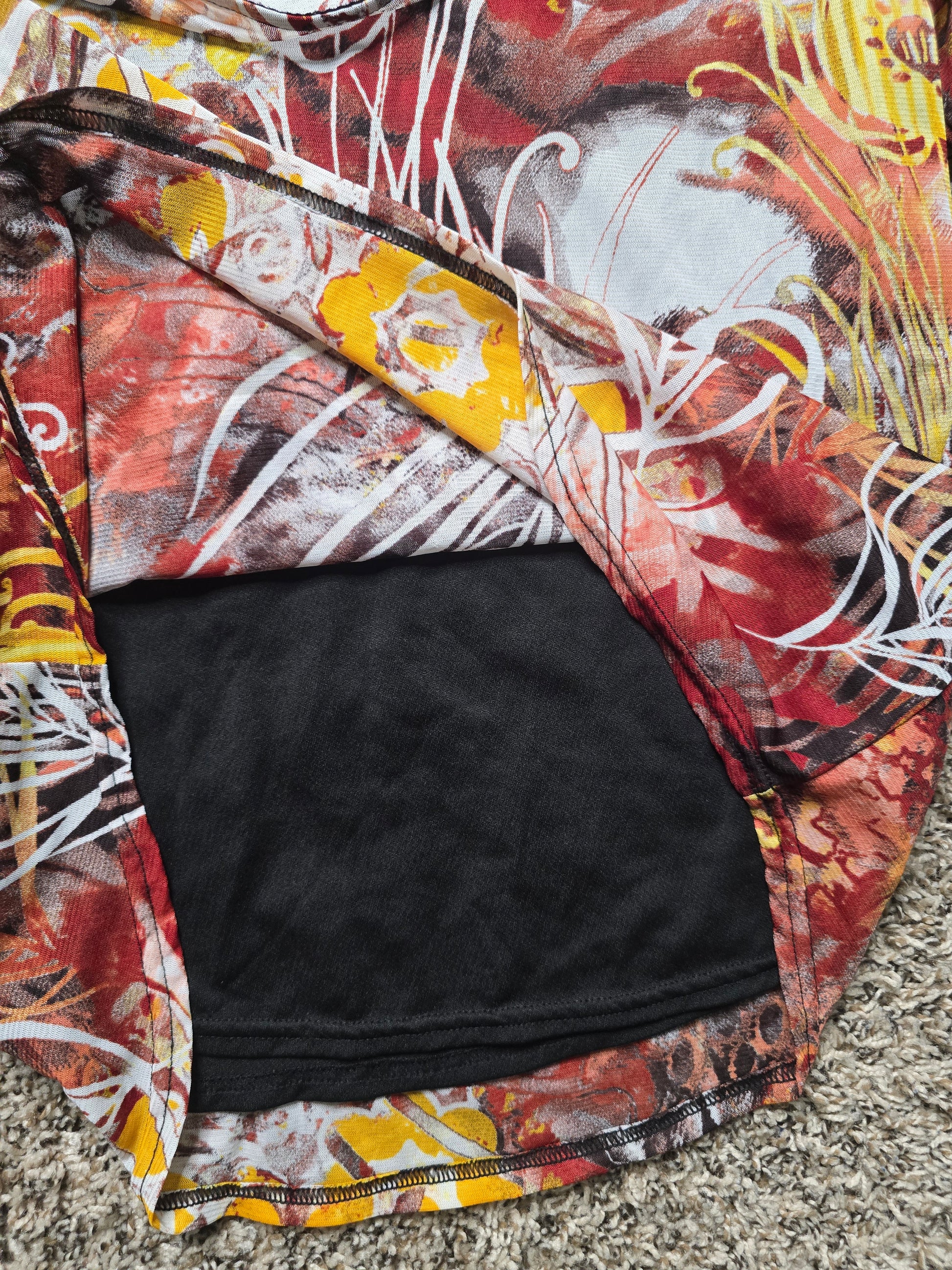 Peck & Peck Women's Abstract Print 3/4 Sleeve Top – Size XL image 2