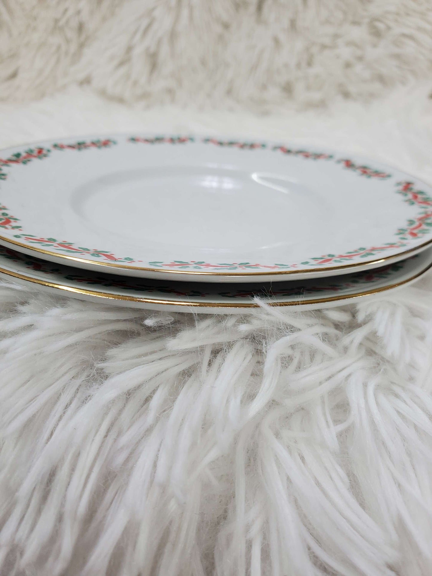 Christmas cake plates set of 12 image 6
