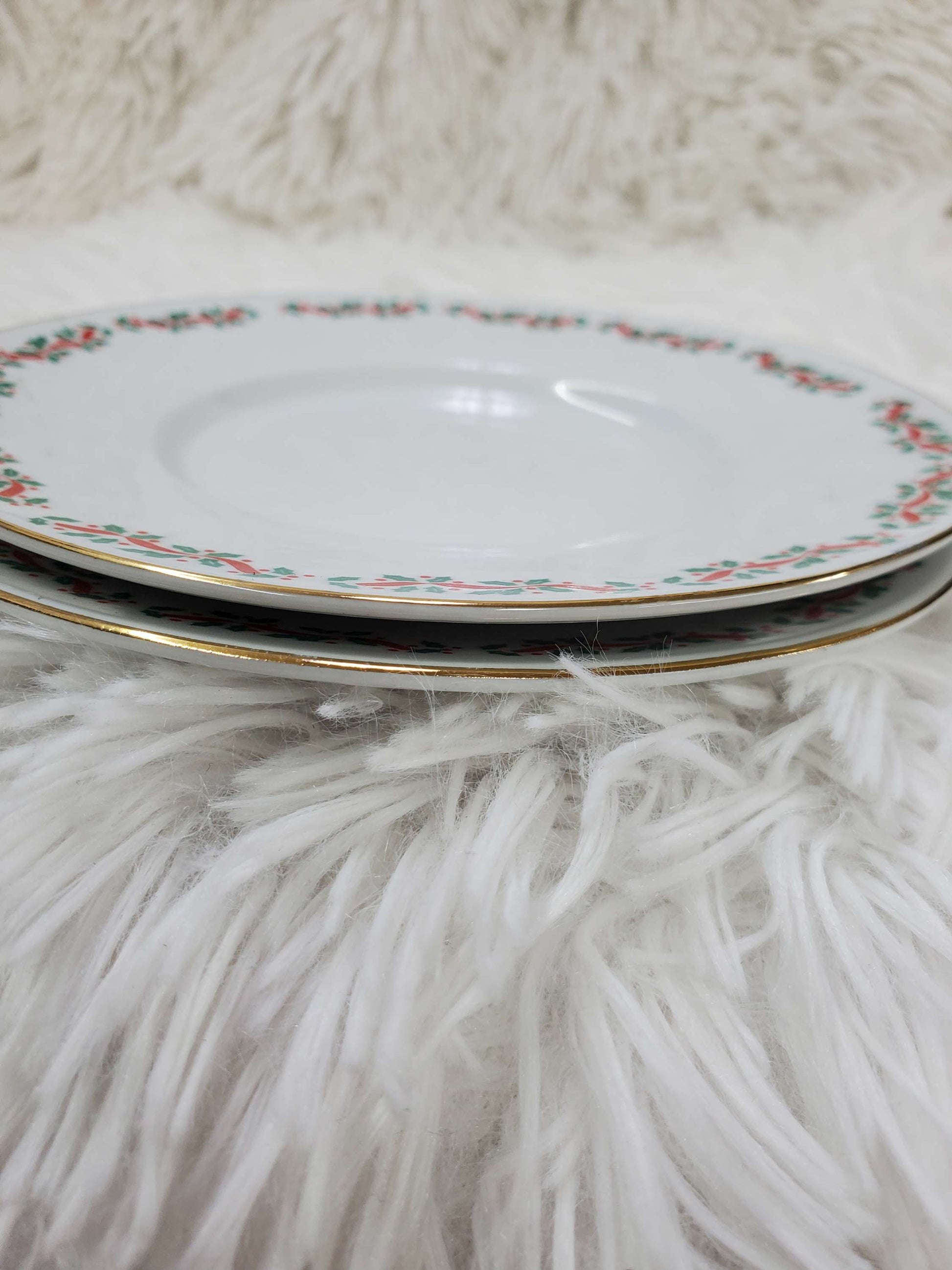 Christmas cake plates set of 12 image 6