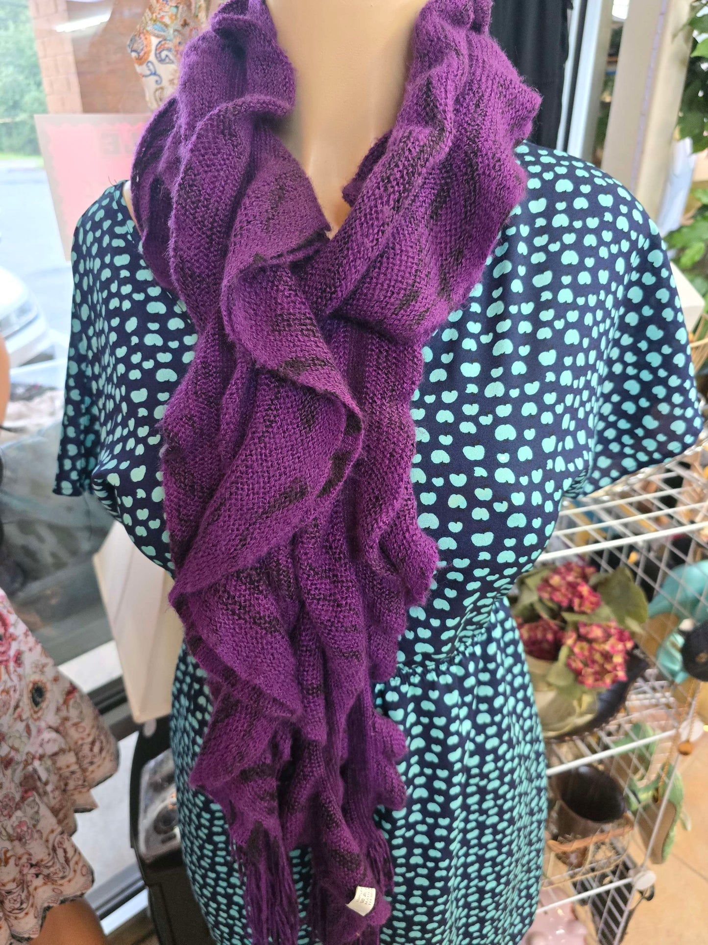Purple scarf image 2