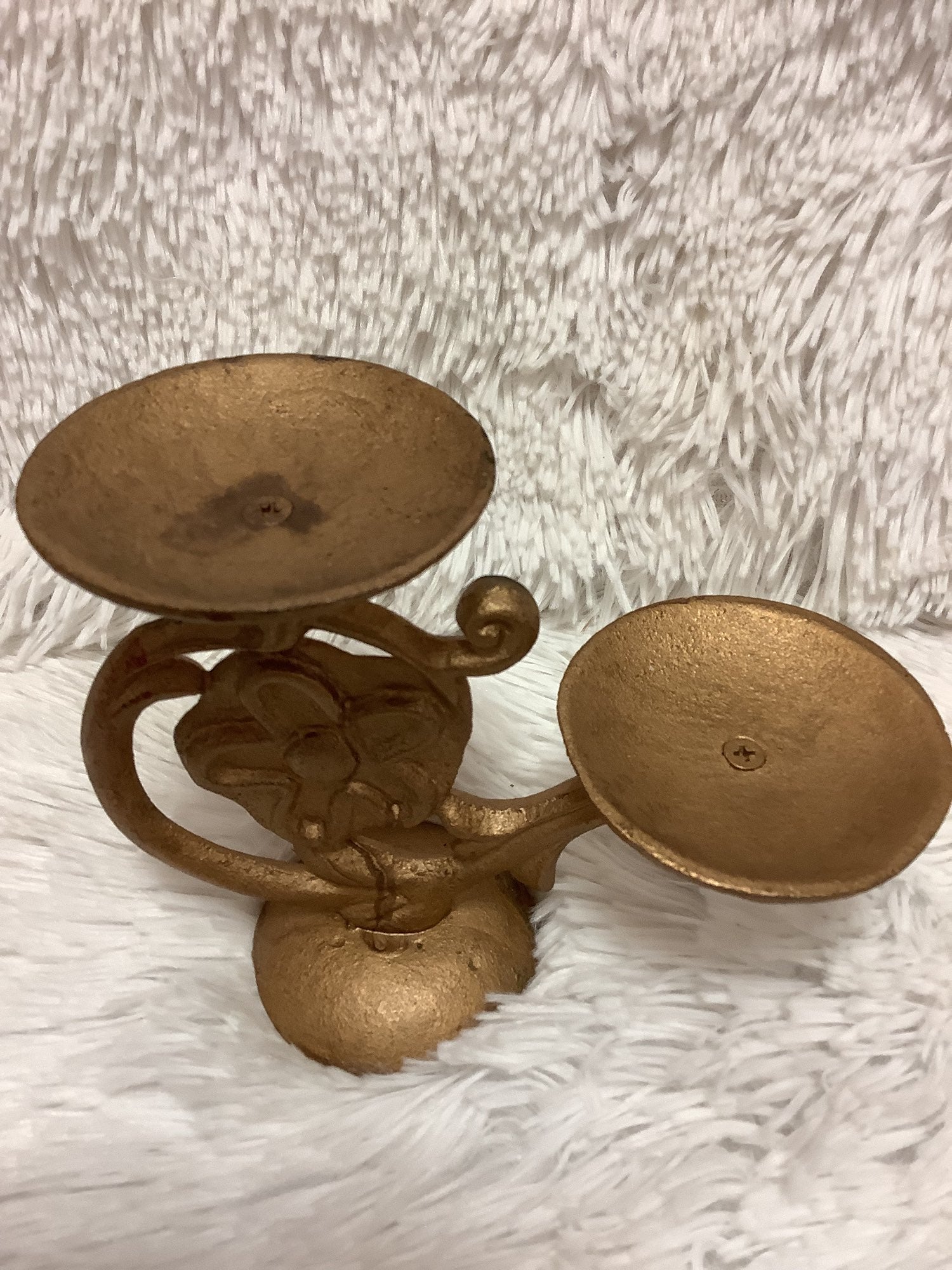 Bronze candle holder image 4