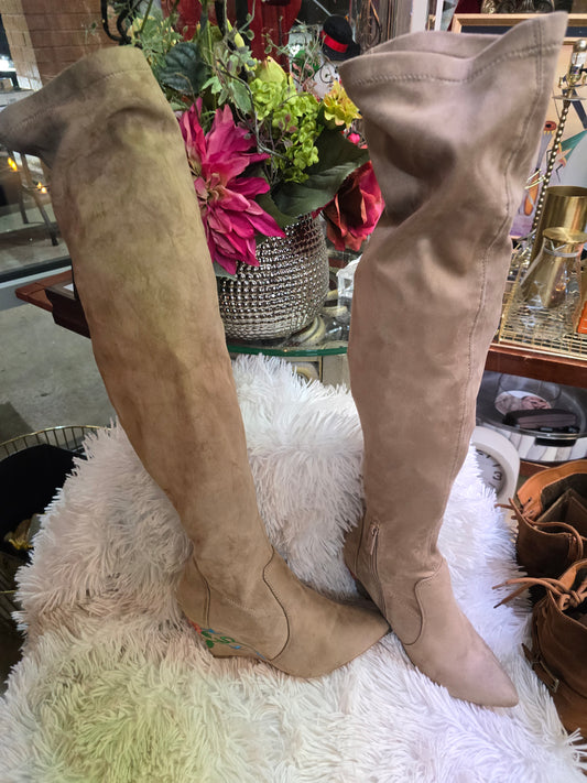 Knee high boots size 8.5 image 0