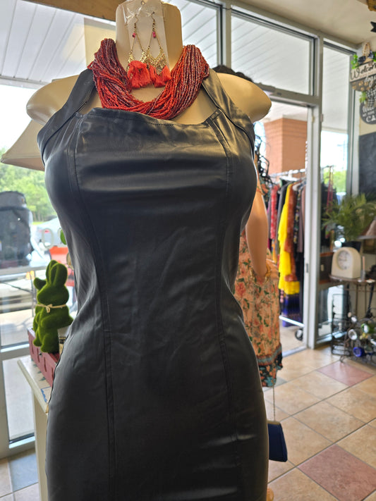 Pretty little thing leather look size 6 image 1