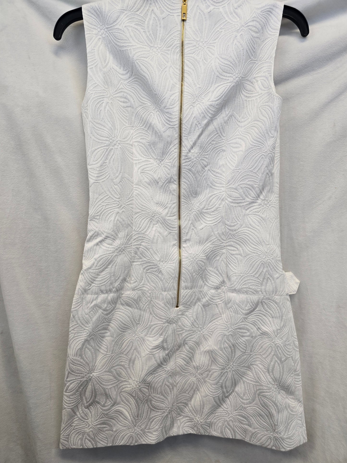 White above knee dress image 7