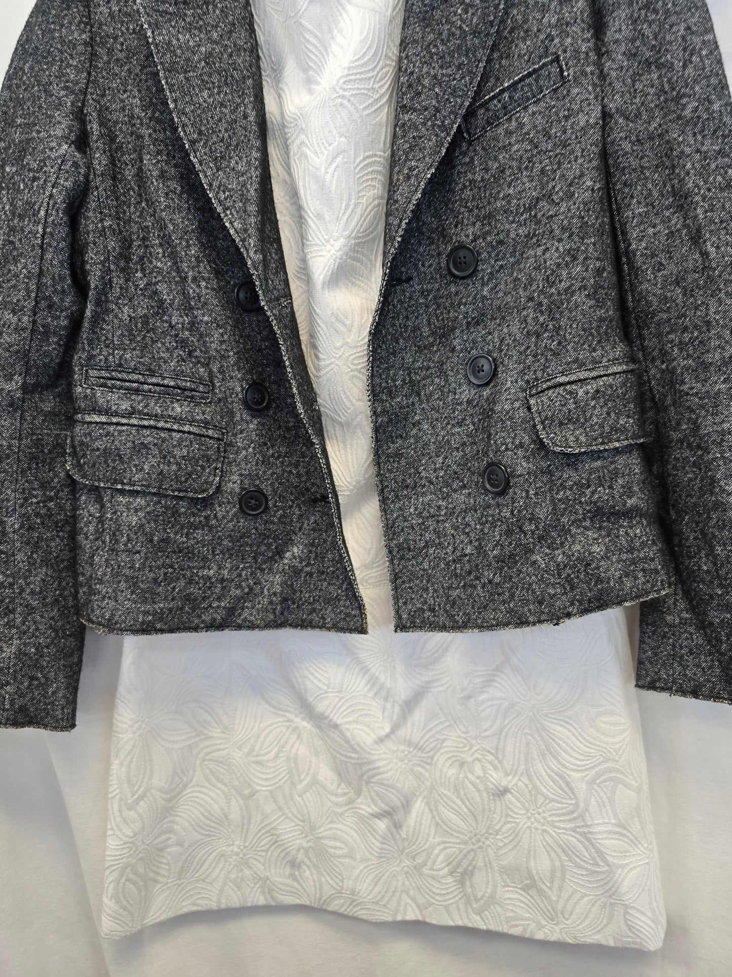 J crew gray blazer size 0 image 3