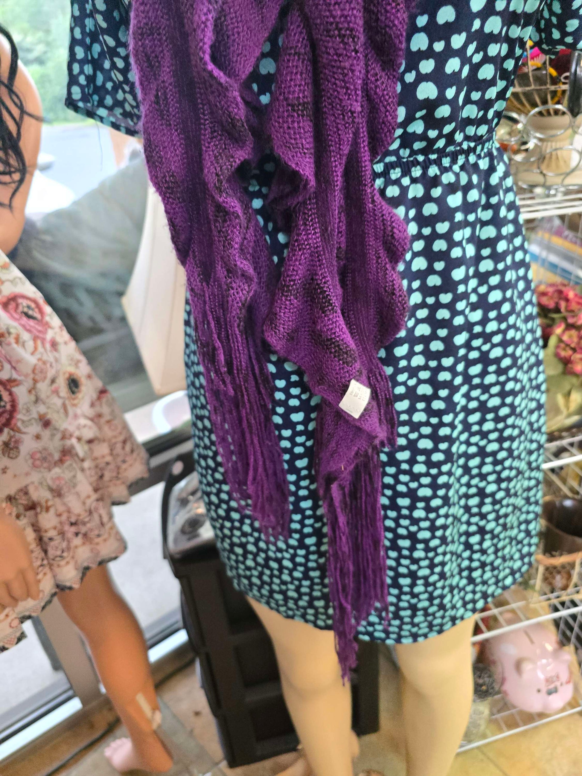 Purple scarf image 5