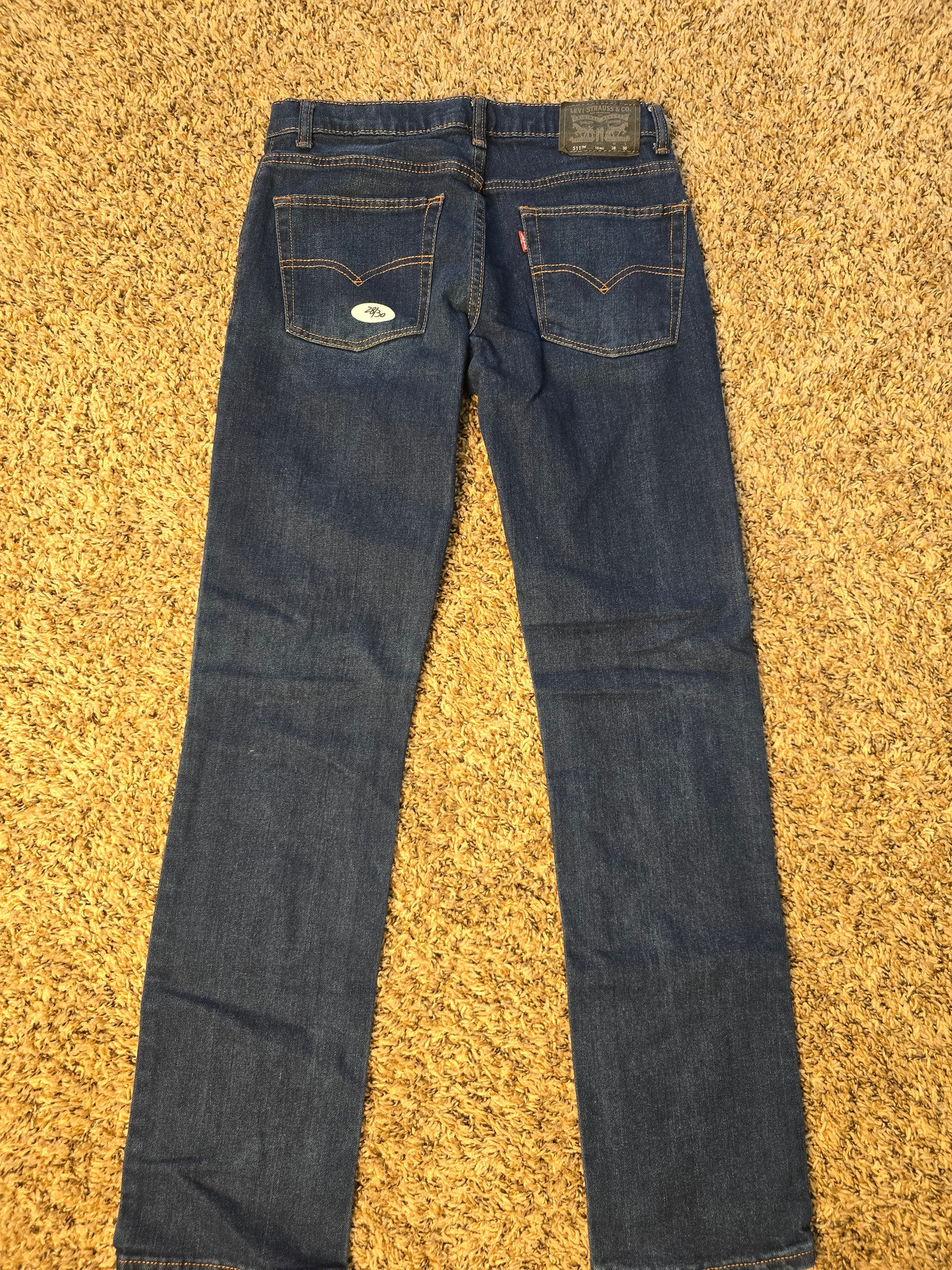 Levi’s 511 Slim Fit Jeans – 28/30 Classic Dark Wash Denim image 6
